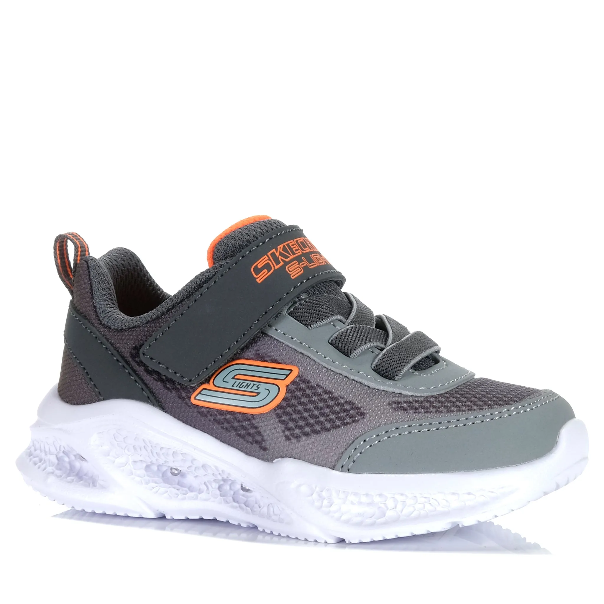 Skechers Meteor-Lights 401495N Charcoal/Grey Shoes_Skechers