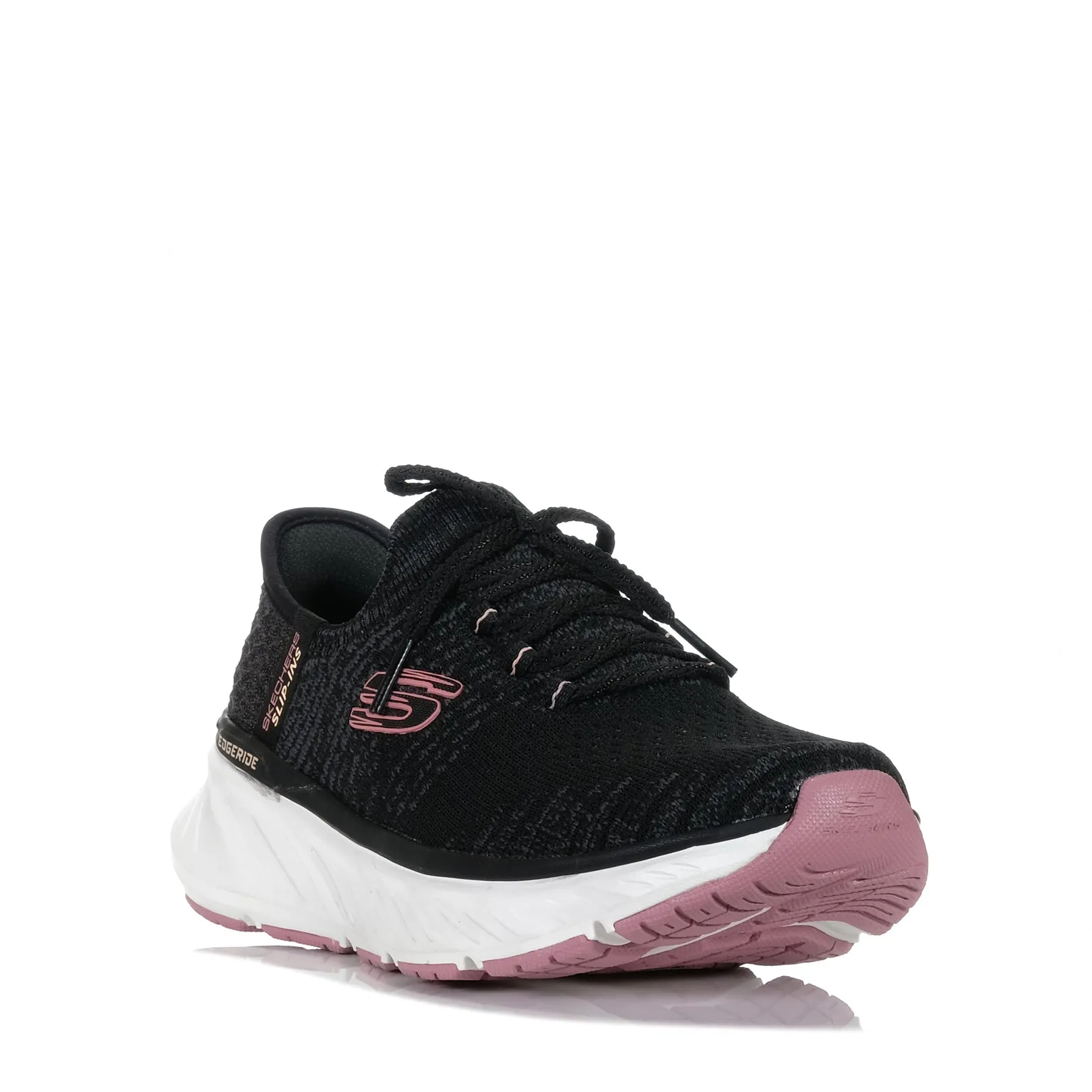 Skechers Slip-Ins Relaxed Fit: Edgeride 150470 Black/Pink Shoes_Skechers