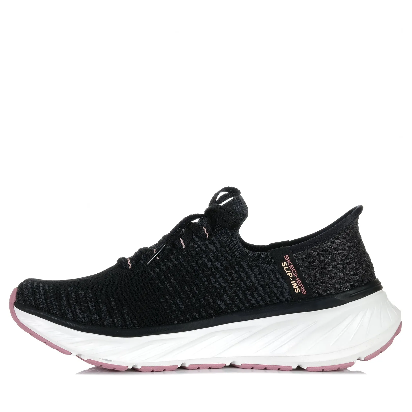 Skechers Slip-Ins Relaxed Fit: Edgeride 150470 Black/Pink Shoes_Skechers