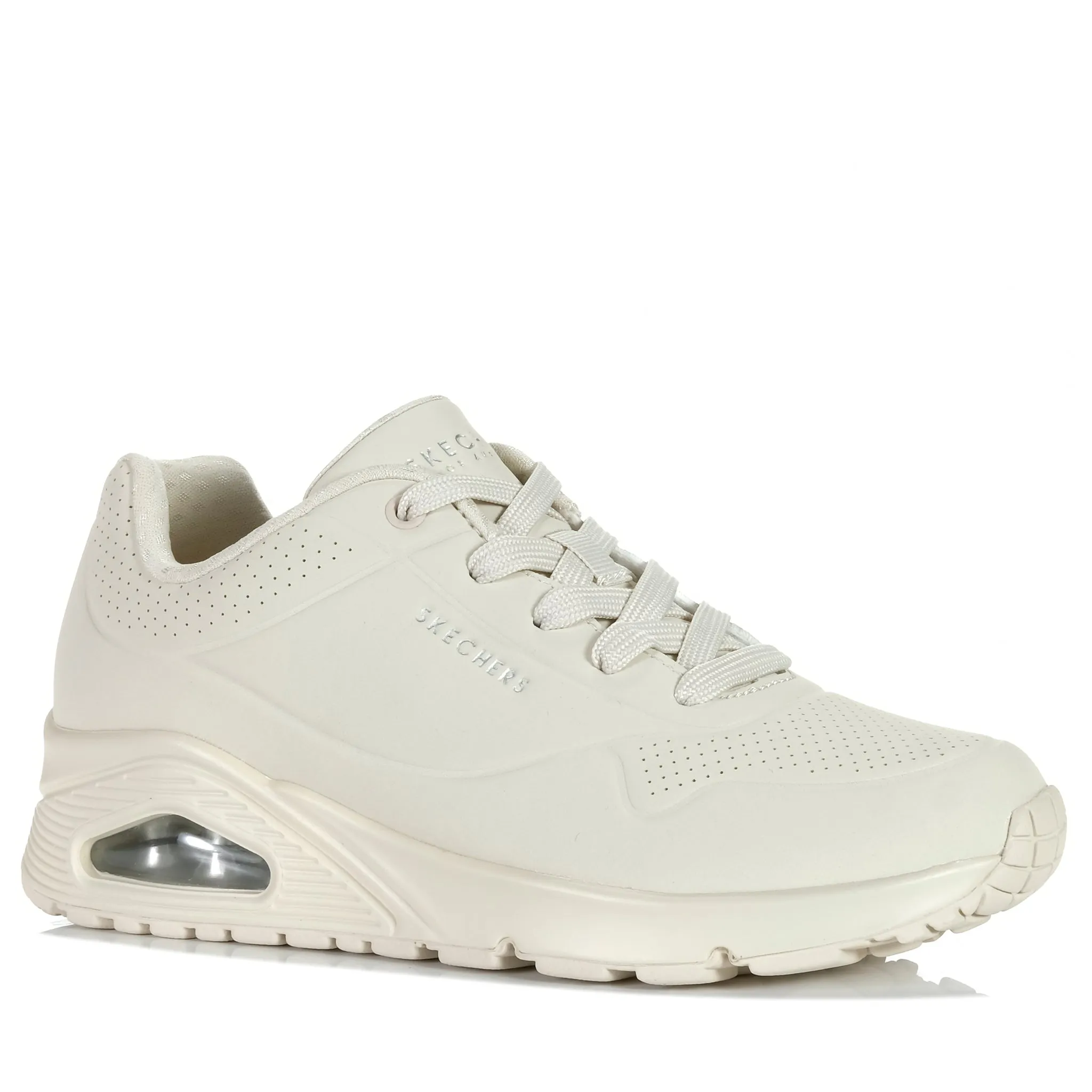 Skechers Uno - Stand On Air 73690 Off White Shoes_Skechers