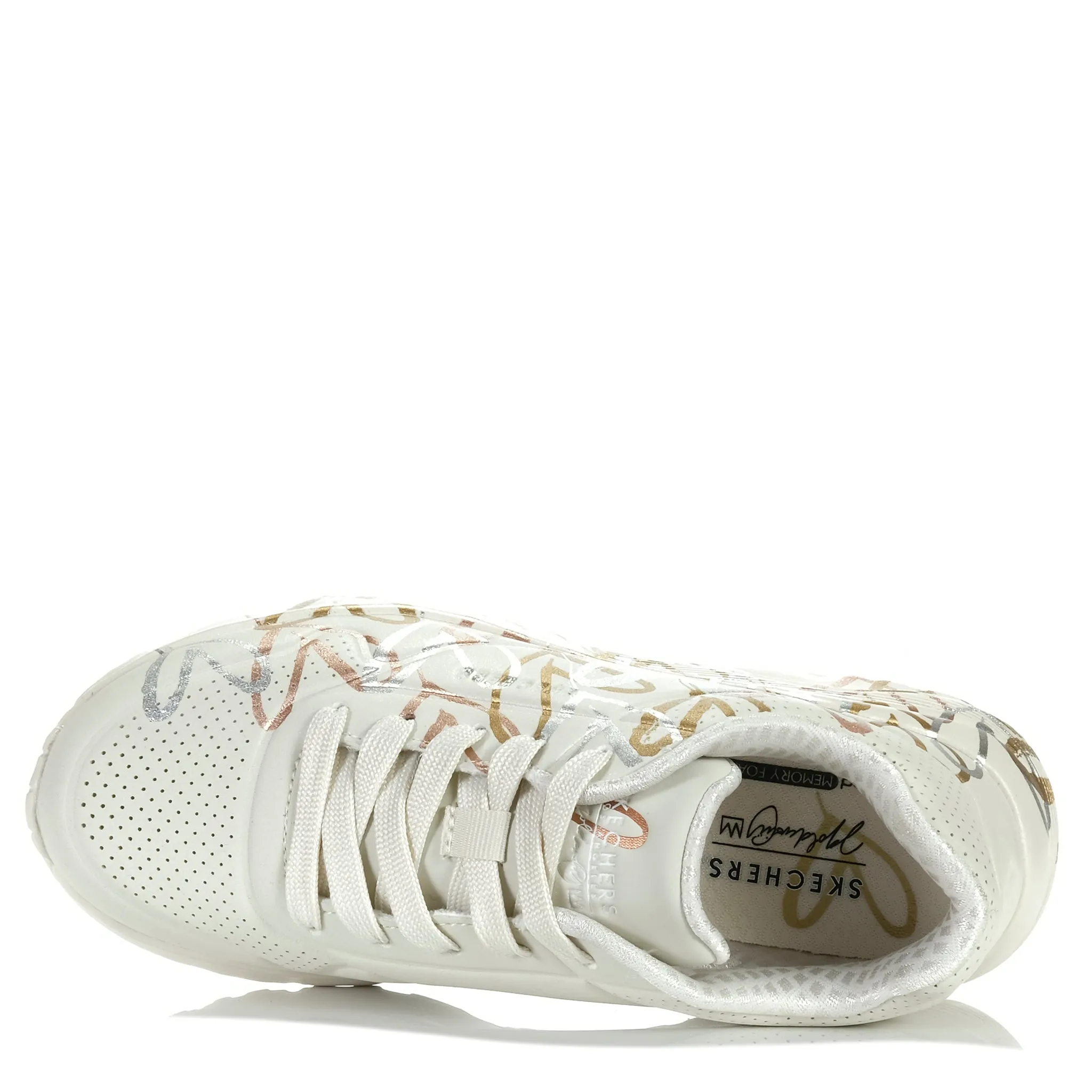 Skechers x JGoldcrown: Uno Lite - Metallic Love 314067L Shoes_Skechers