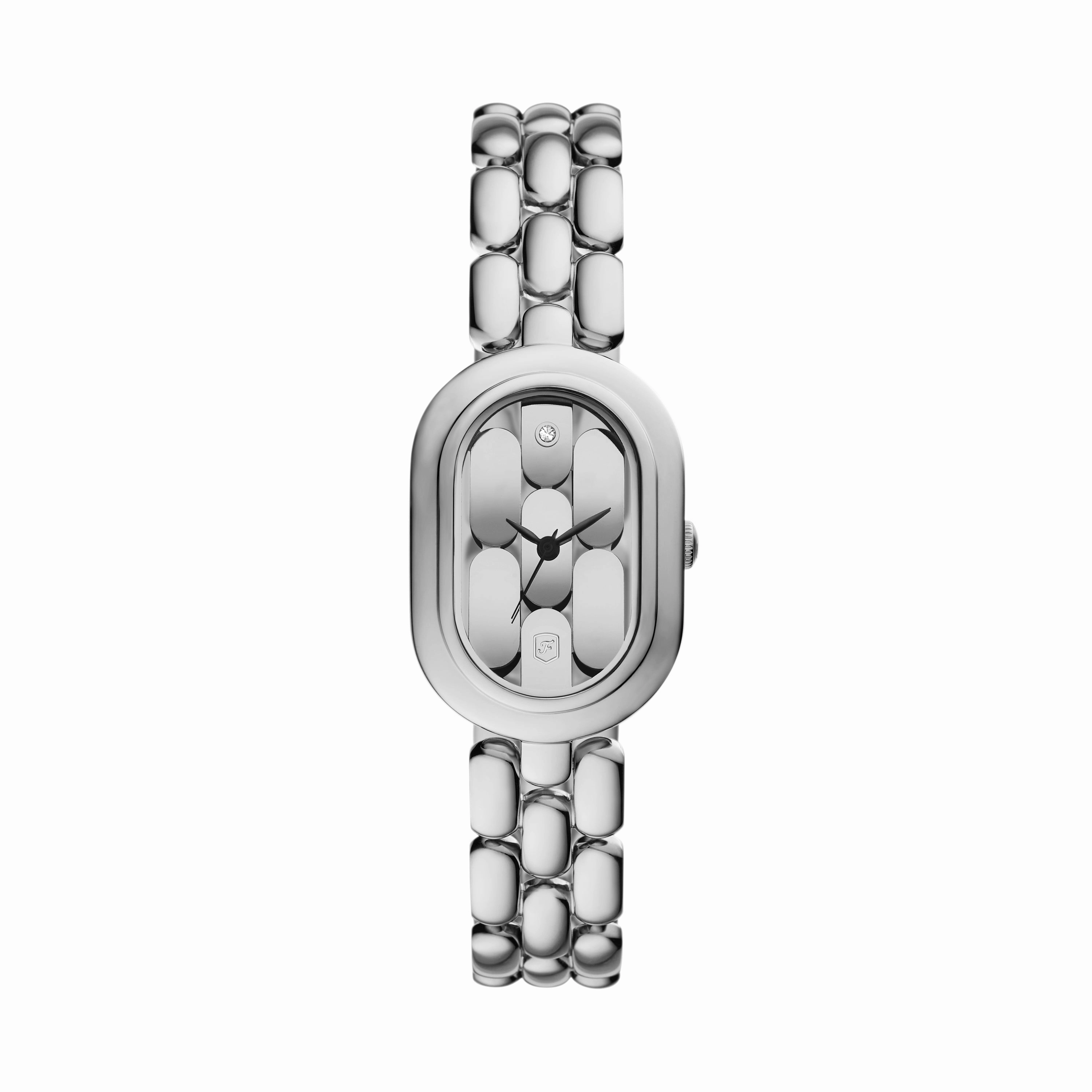 Sloan Three-Hand Stainless Steel Watch