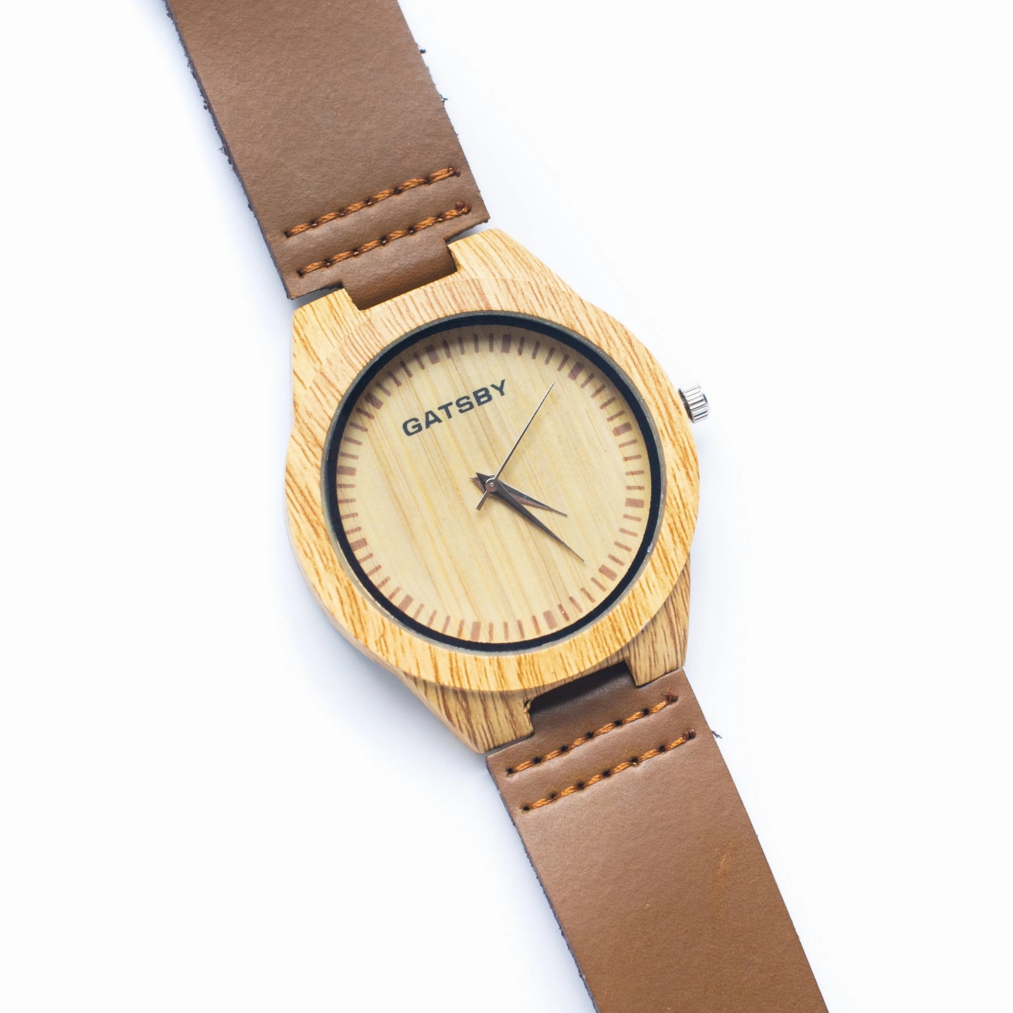 Stylish Casual Watch with Natural Cork Watch Strap WA-337