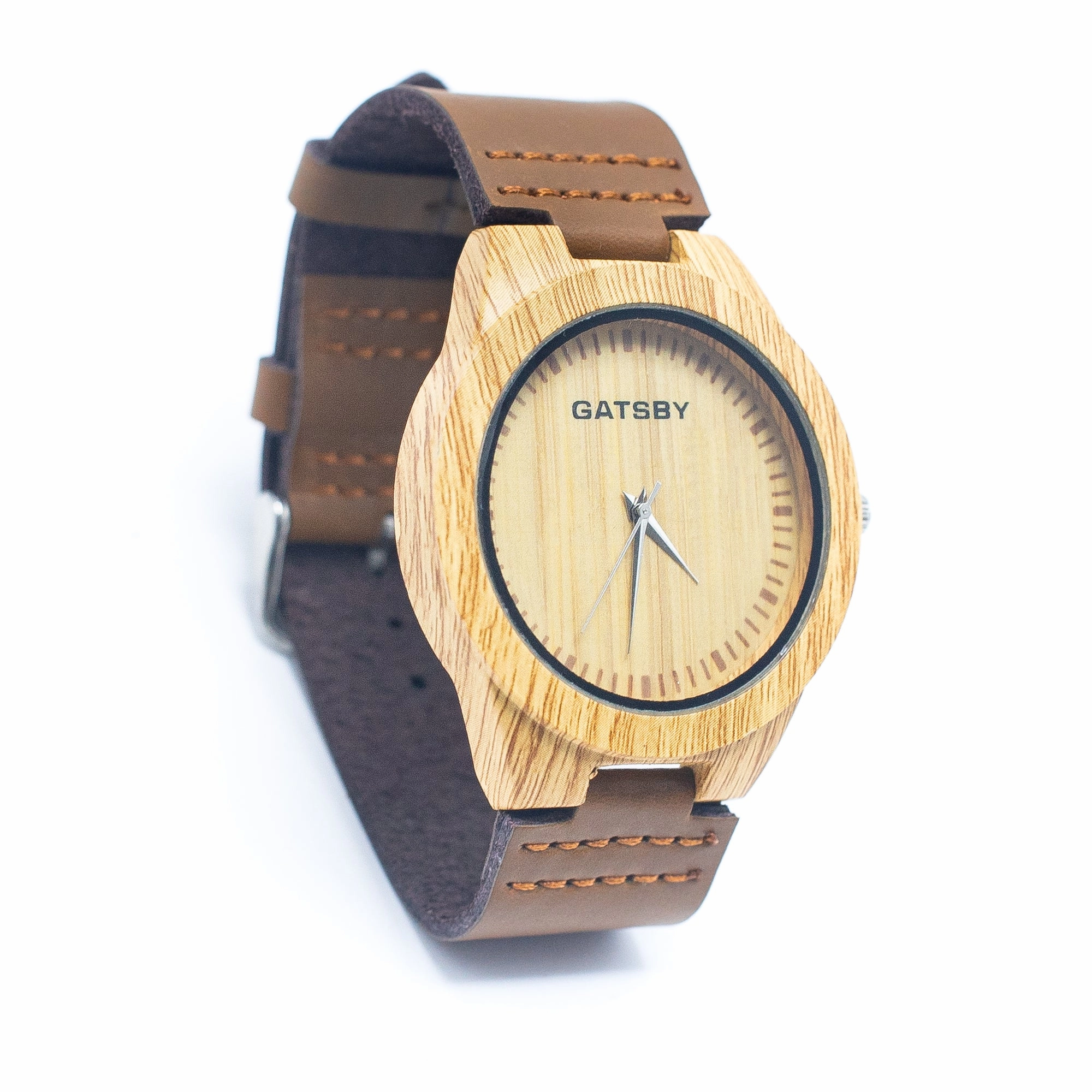 Stylish Casual Watch with Natural Cork Watch Strap WA-337