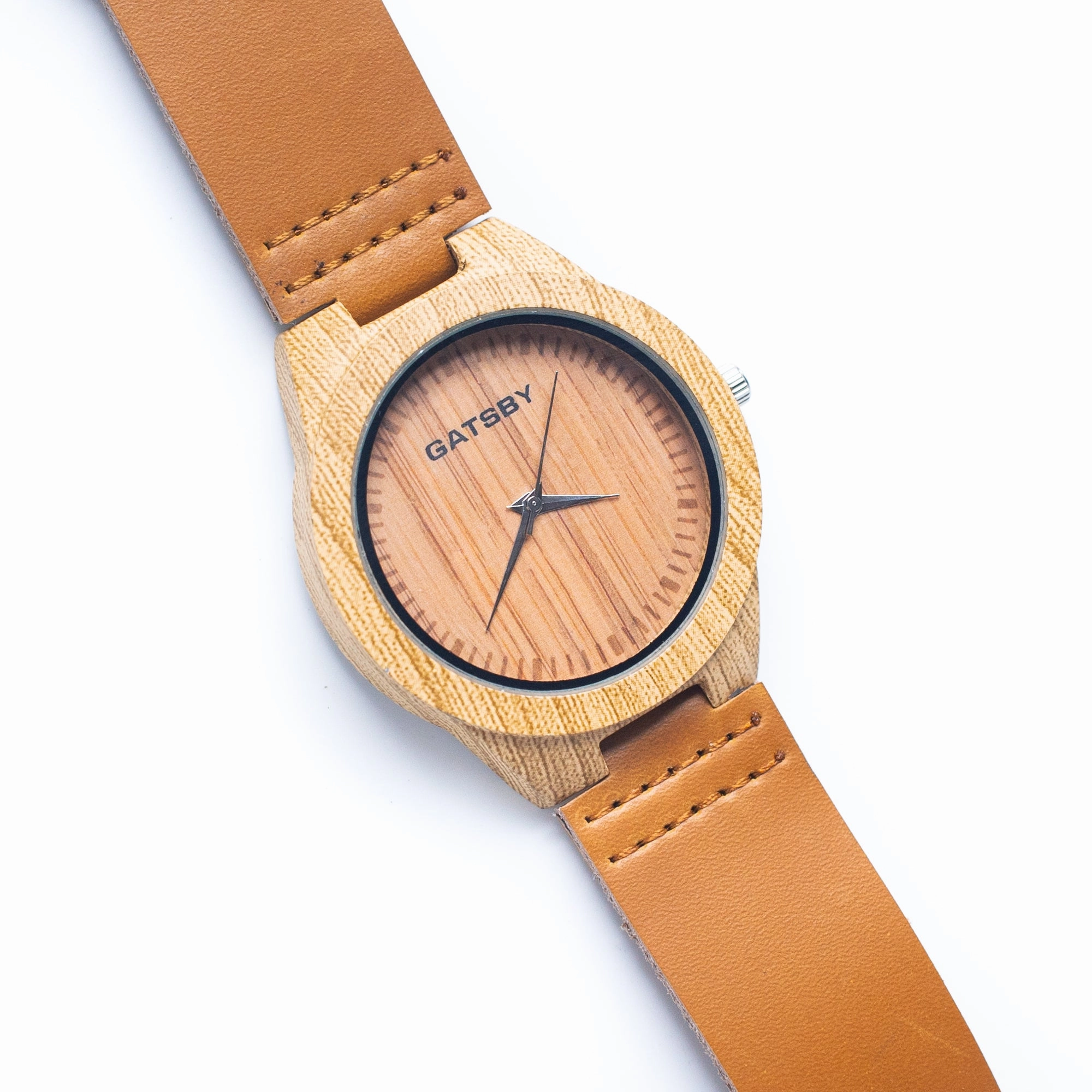 Stylish Casual Watch with Natural Cork Watch Strap WA-337