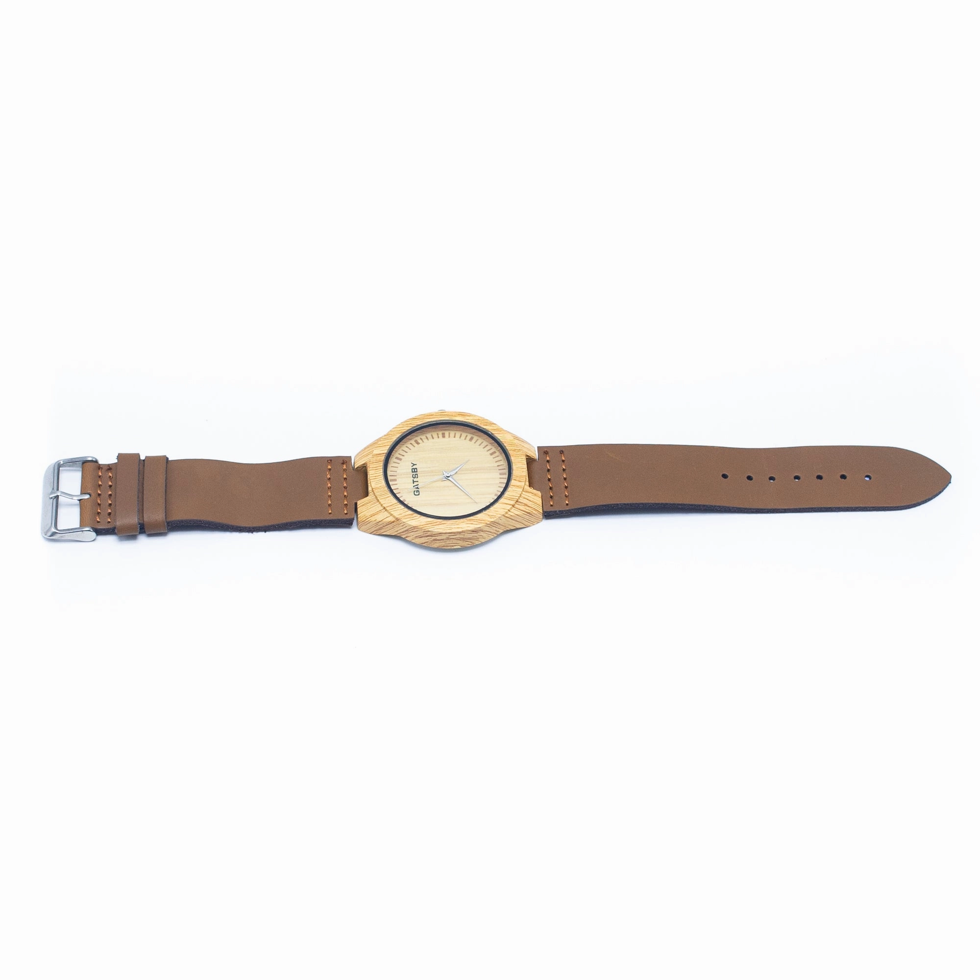 Stylish Casual Watch with Natural Cork Watch Strap WA-337