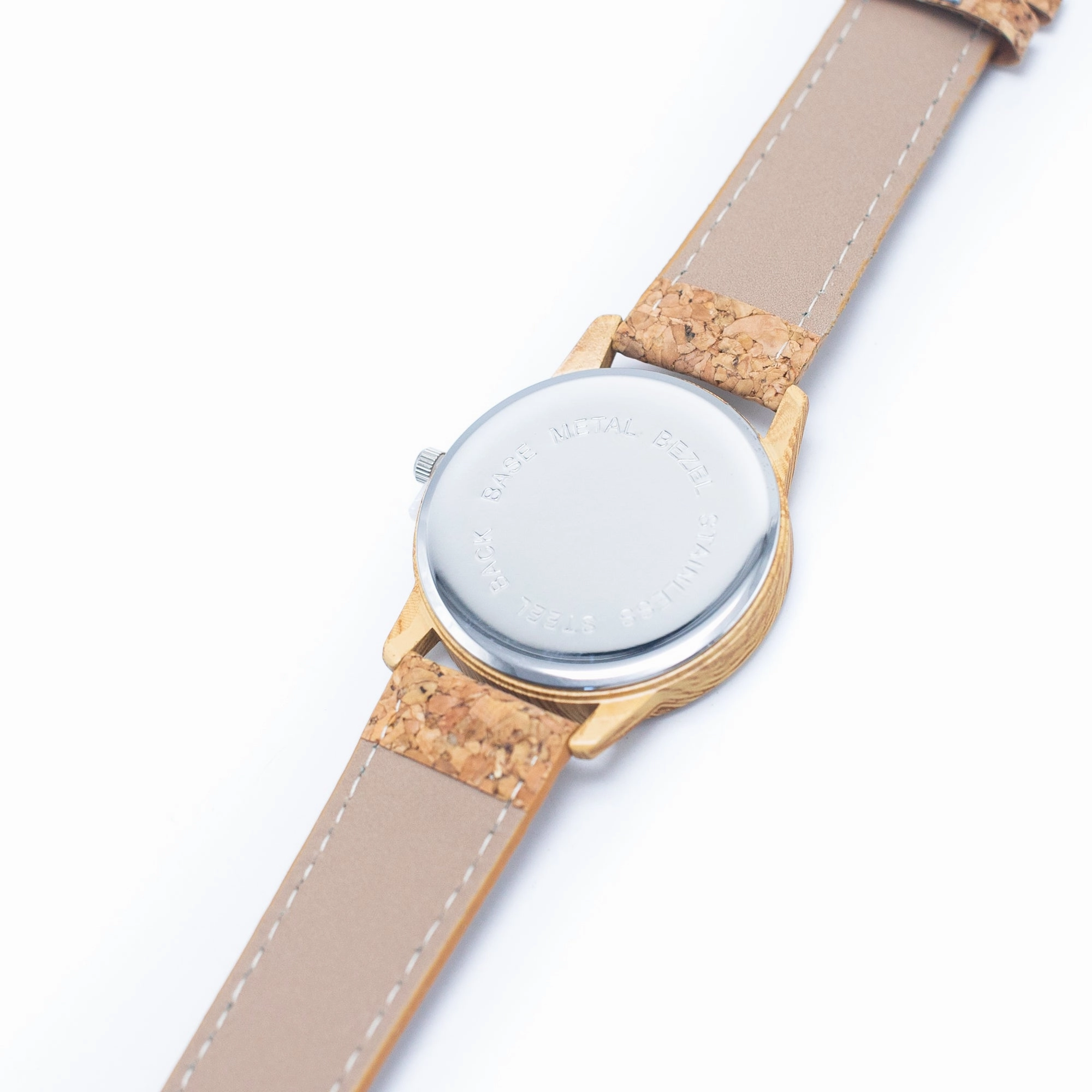 Stylish Casual Watch with Natural Cork Watch Strap WA-393without box
