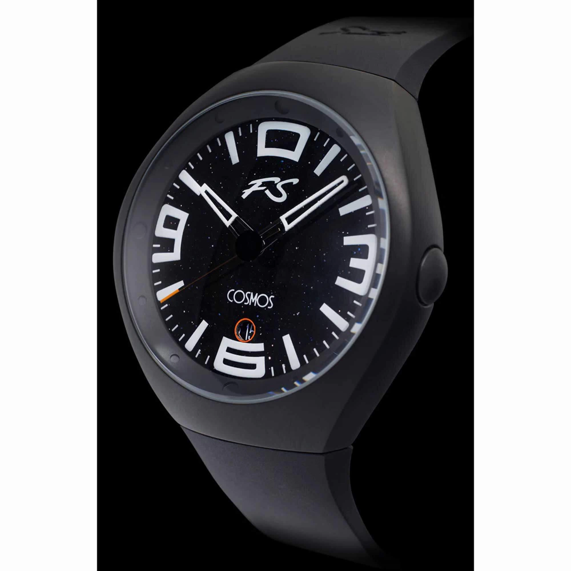 Szanto Icon Unisex Watch - Frank Stephenson Cosmos Black Dial Strap | IC-FS-9001