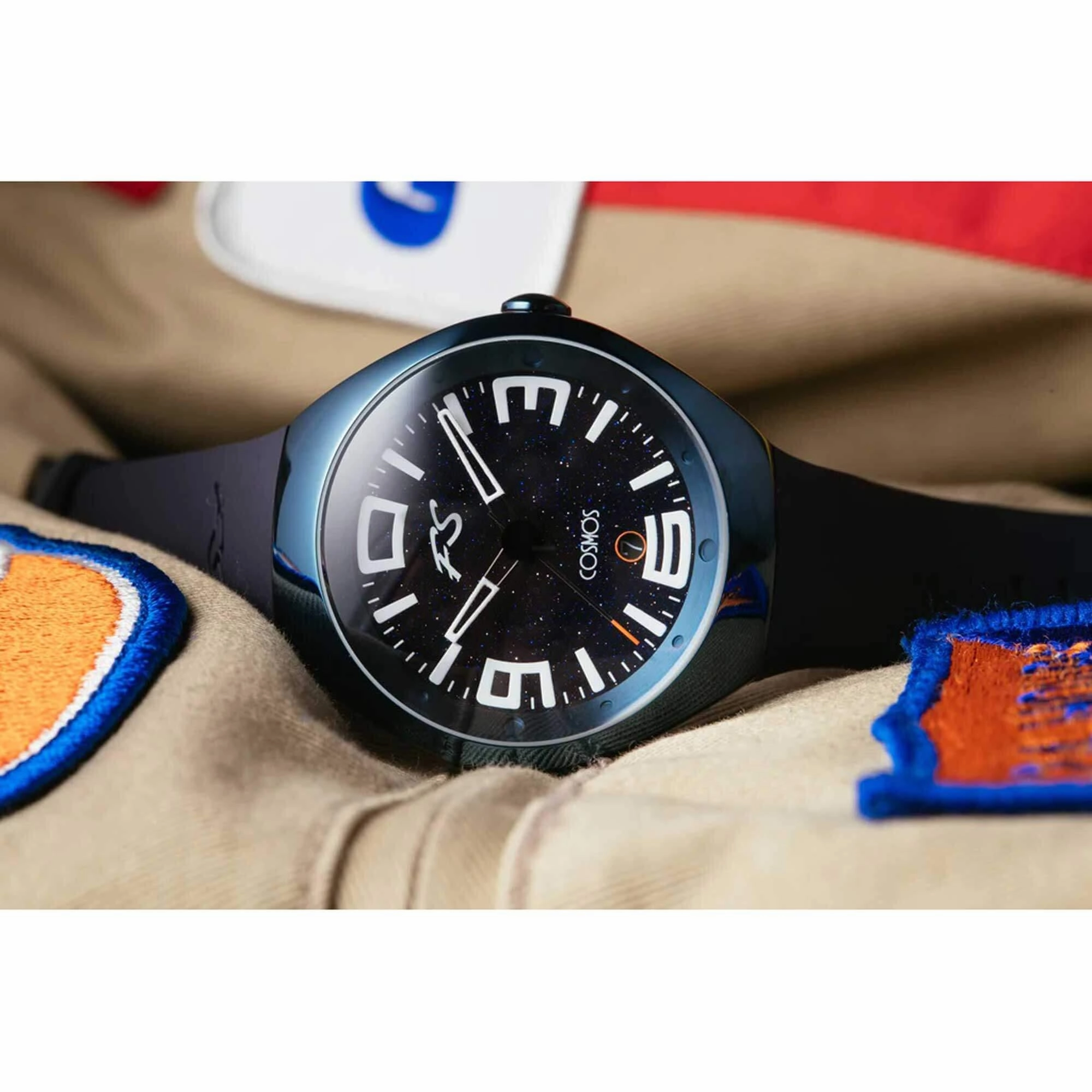Szanto Icon Unisex Watch - Frank Stephenson Cosmos Blue Case and Strap | IC-FS-9003