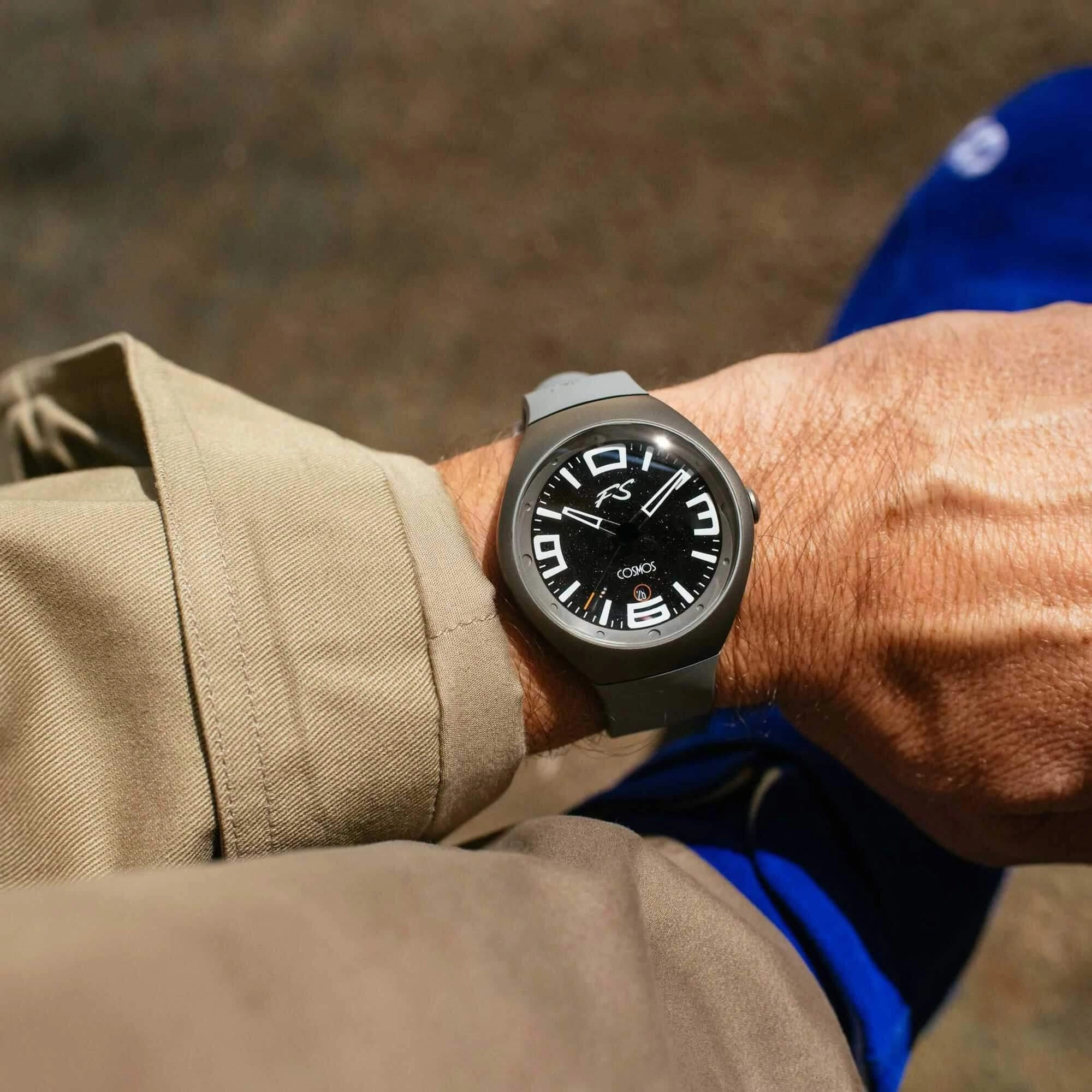 Szanto Icon Unisex Watch - Frank Stephenson Cosmos Grey Case and Strap | IC-FS-9002