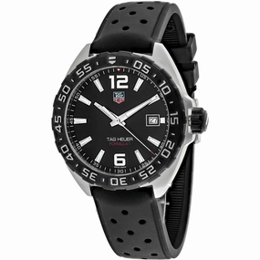 Tag Heuer Men's Watch - Formula 1 Quartz Black Dial Rubber Strap | WAZ1110.FT8023