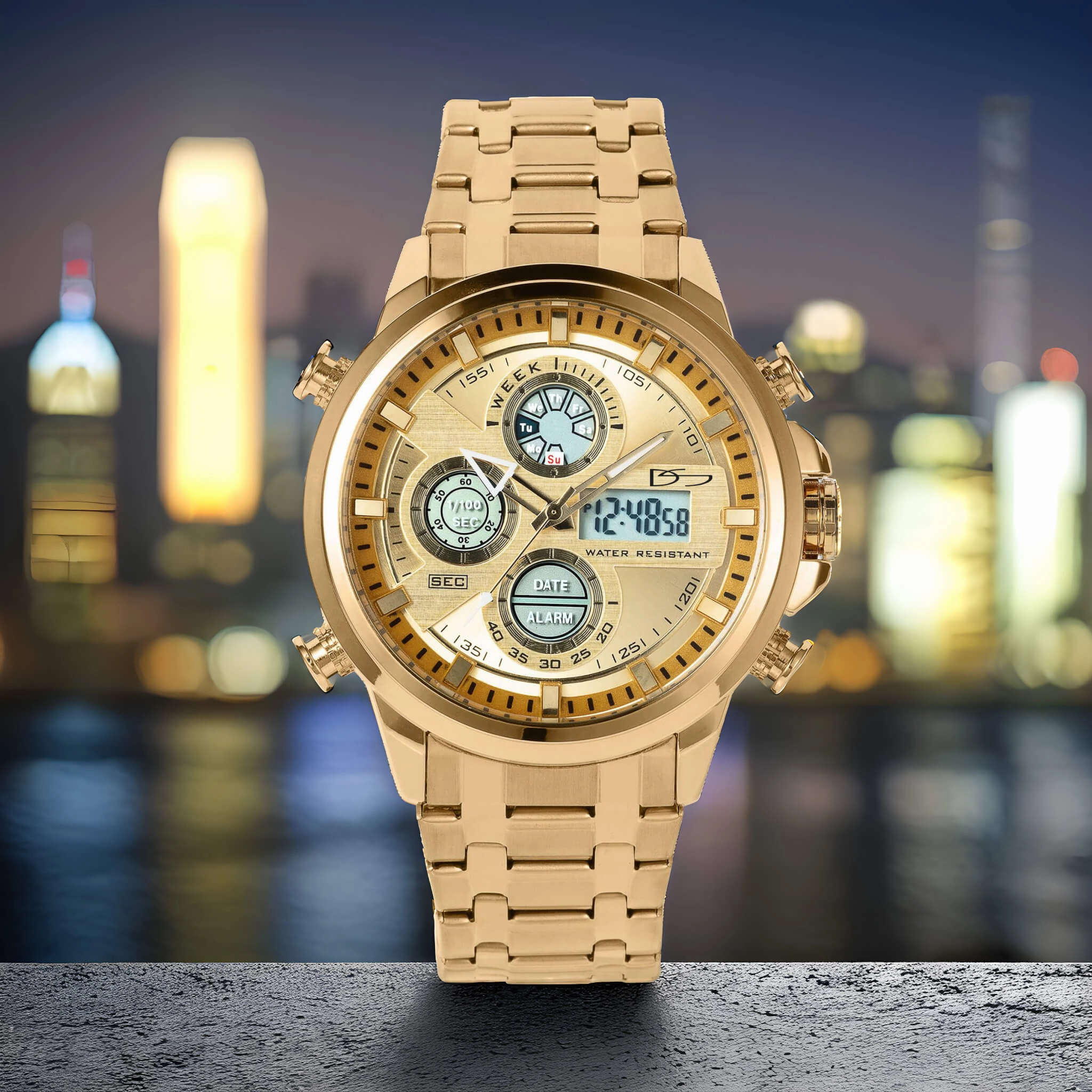 Techmaster Gold Men's Watch