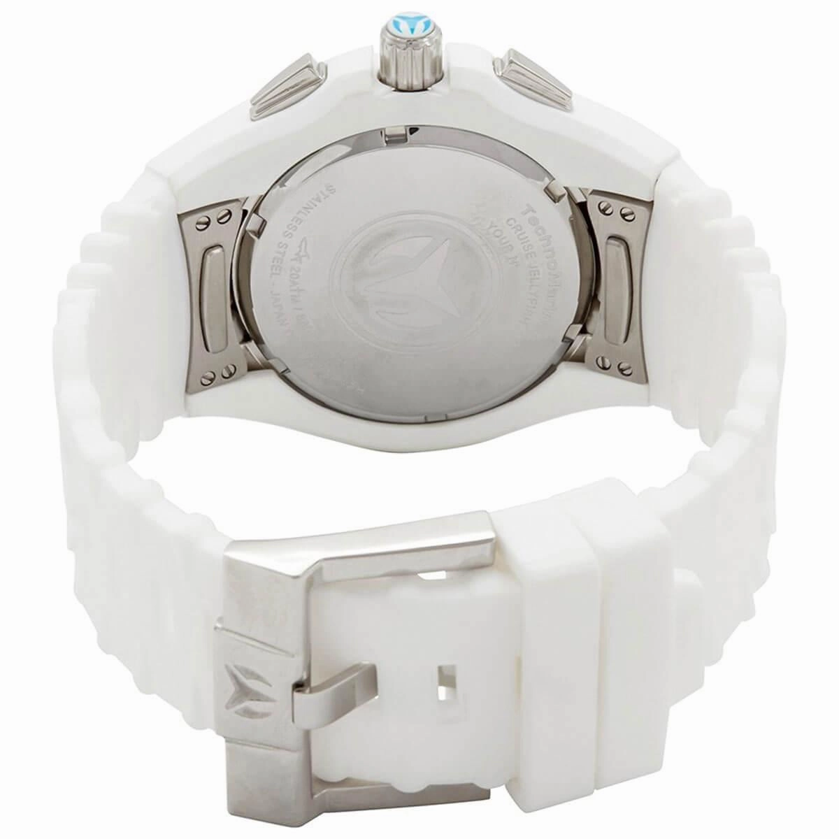 Technomarine Men's Chrono Watch - Cruise JellyFish Silver Tone Bezel Strap | TM-115356