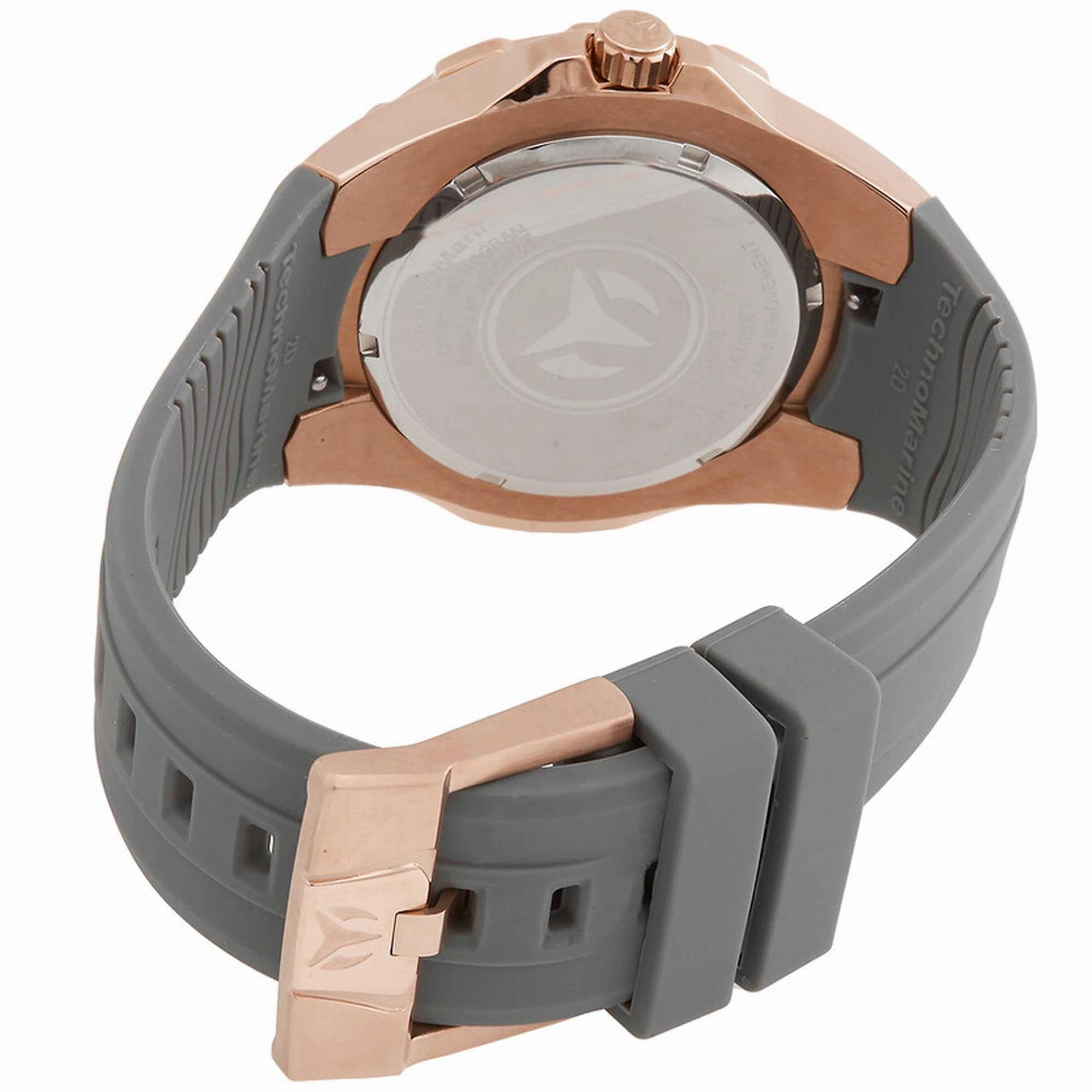 Technomarine Men's Quartz Watch - Cruise Grey MOP Dial Silicone Strap | TM-120018