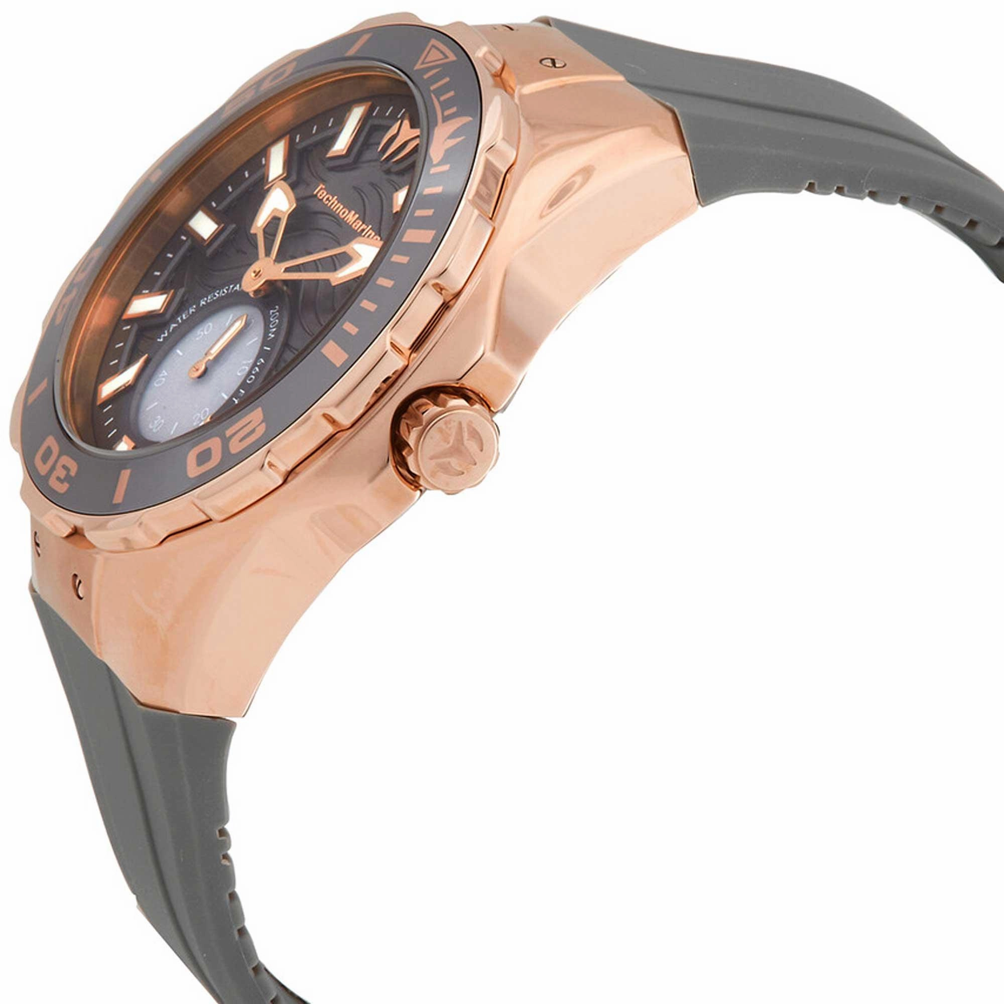 Technomarine Men's Quartz Watch - Cruise Grey MOP Dial Silicone Strap | TM-120018