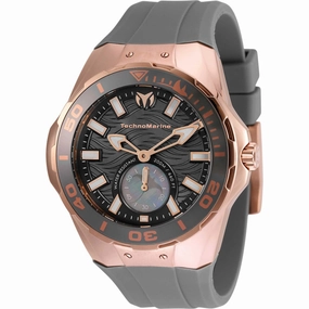 Technomarine Men's Quartz Watch - Cruise Grey MOP Dial Silicone Strap | TM-120018