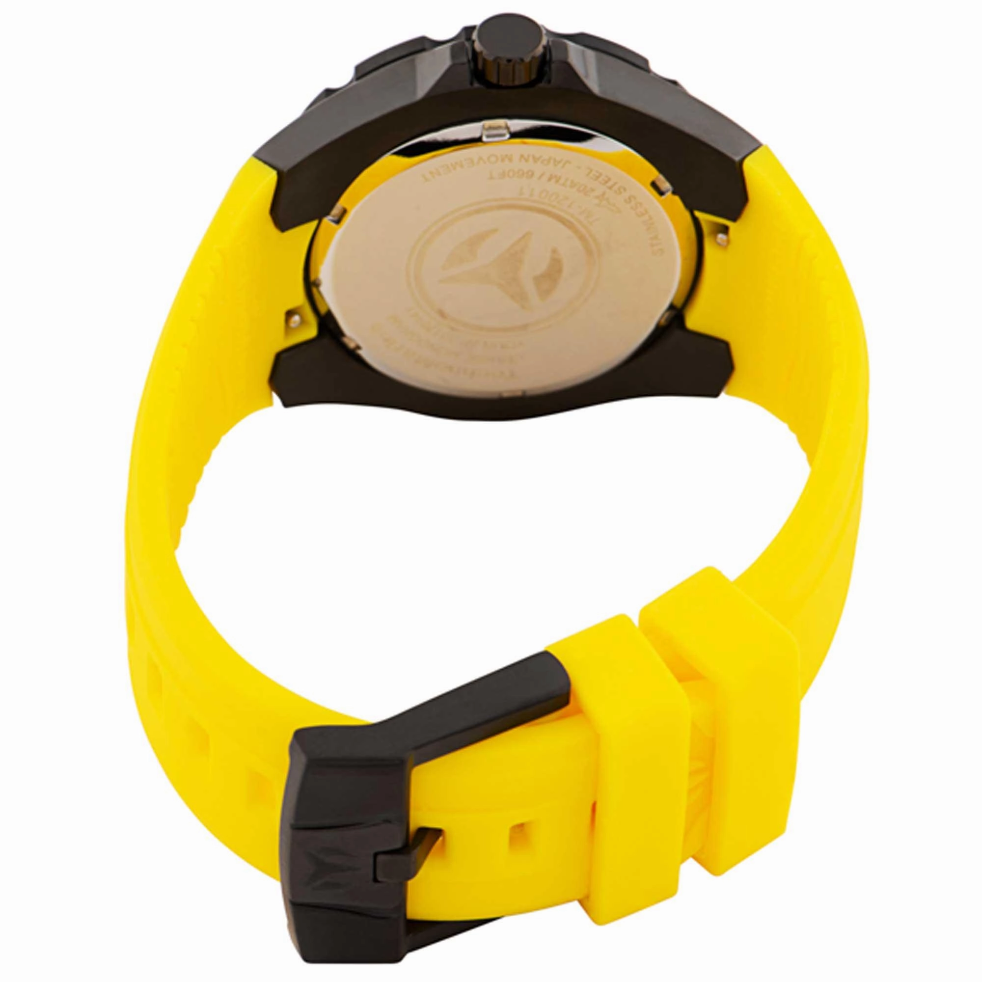 Technomarine Men's Quartz Watch - Cruise Yellow Dial Silicone Rubber Strap | TM-120011