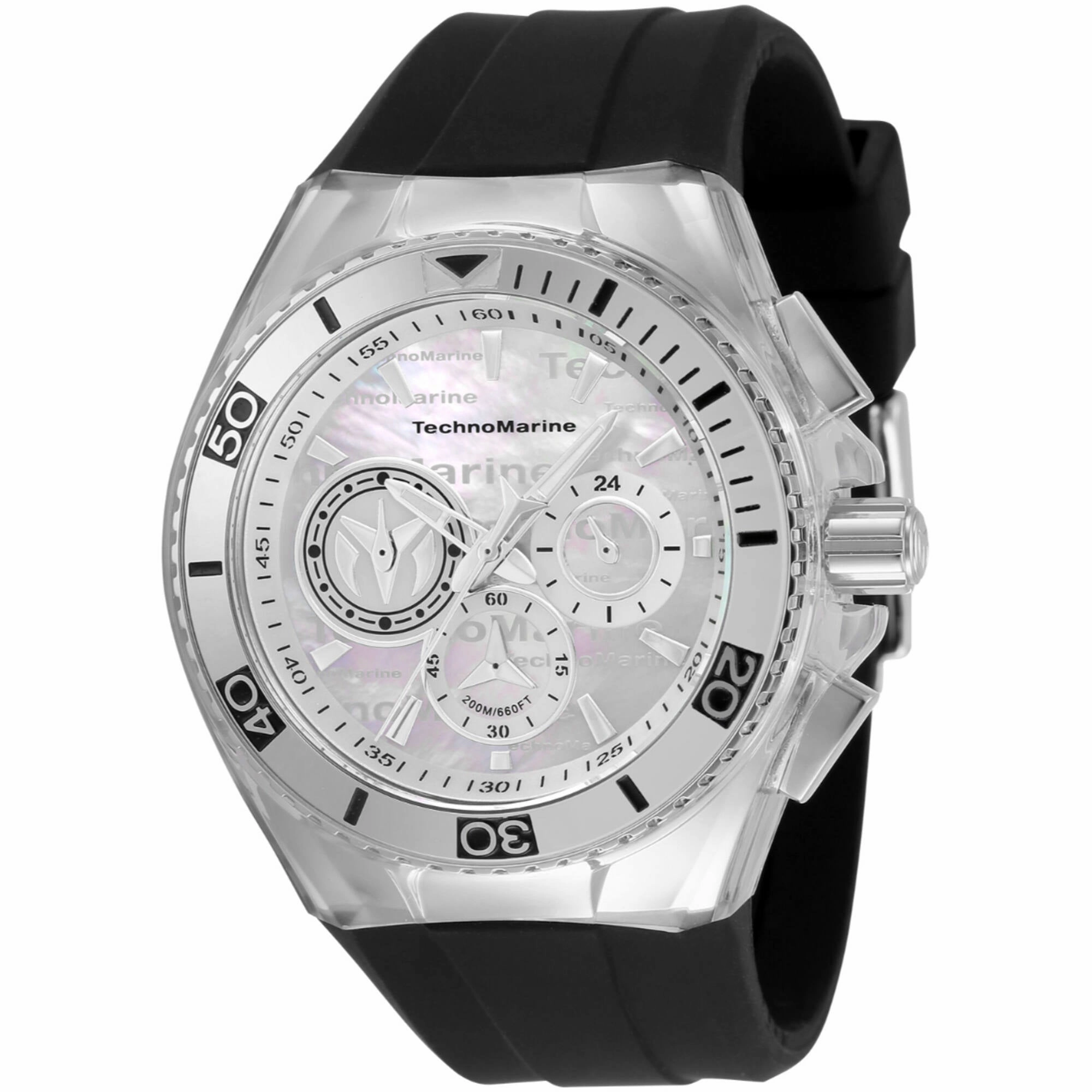 Technomarine Men's Watch - Cruise California Silver and White Mop Dial | TM-120021