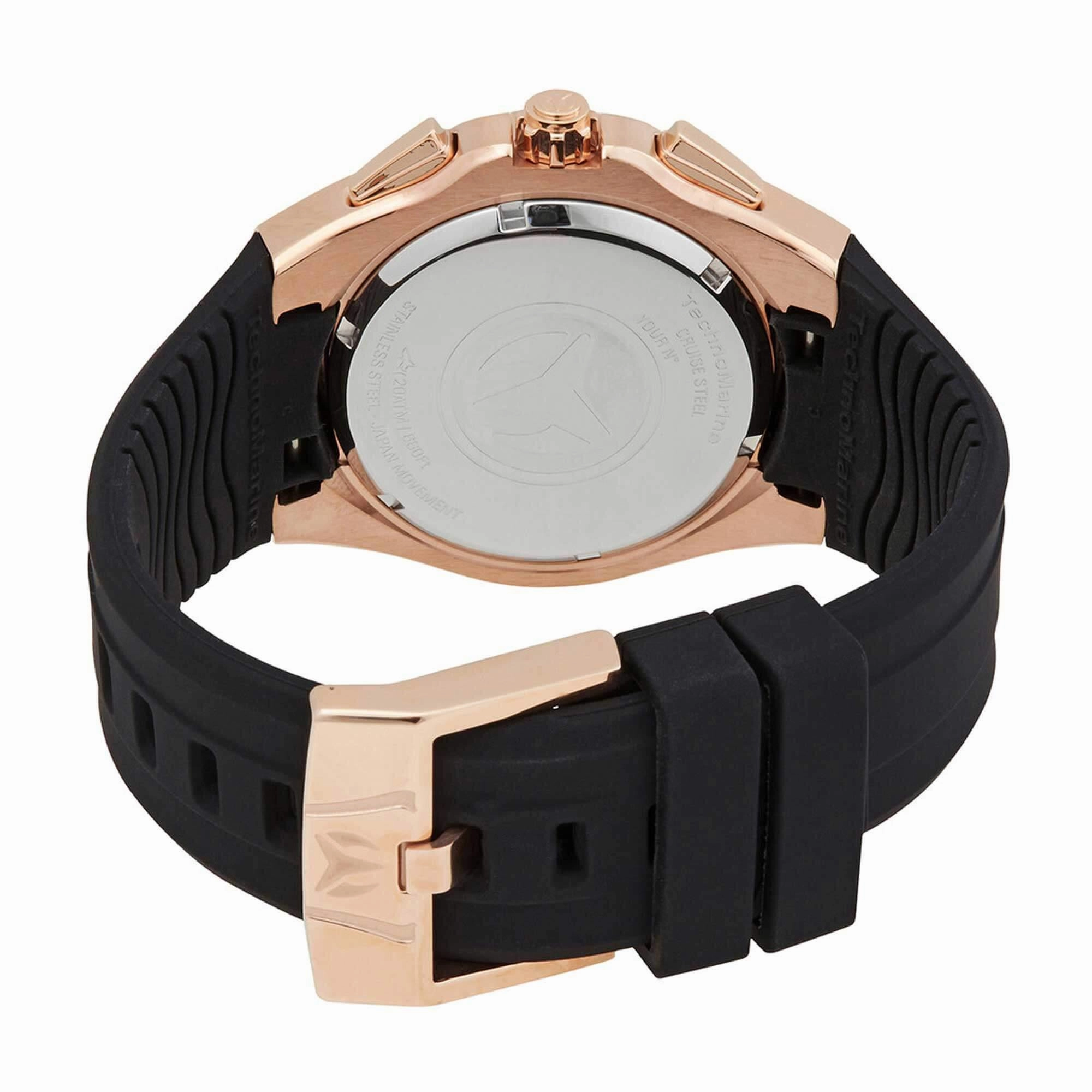 Technomarine Men's Watch - Cruise Chronograph Rose Gold and Black Dial | TM-121145