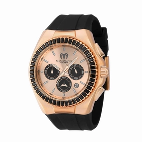 Technomarine Men's Watch - Cruise Chronograph Rose Gold and Black Dial | TM-121145