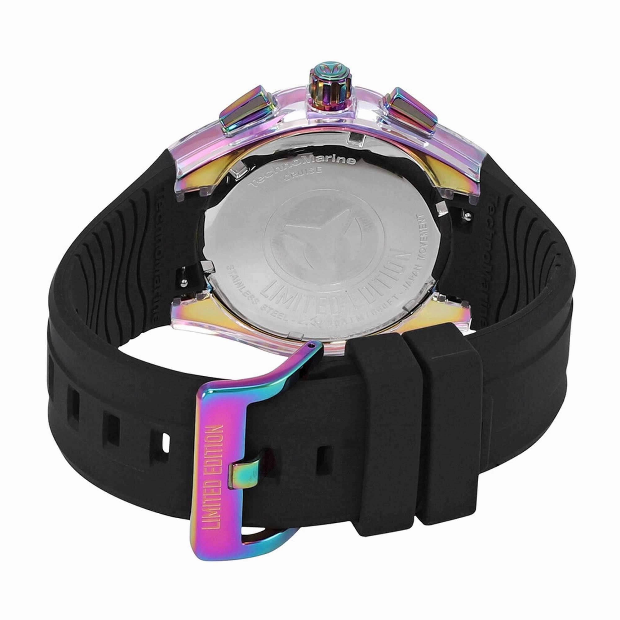 Technomarine Men's Watch - Cruise Glitz Chrono MOP Dial Silicone Strap | TM-121033