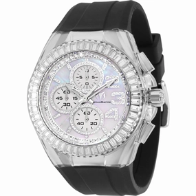 Technomarine Men's Watch - Cruise Glitz Chrono Silver and White Mop Dial | TM-121023