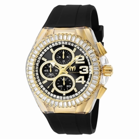 Technomarine Men's Watch - Cruise Glitz Chronograph Black and Gold Dial | TM-121012