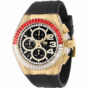 Technomarine Men's Watch - Cruise Glitz Chronograph Black and Gold Dial | TM-121017