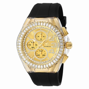 Technomarine Men's Watch - Cruise Glitz Chronograph Gold Tone Dial Strap | TM-121013