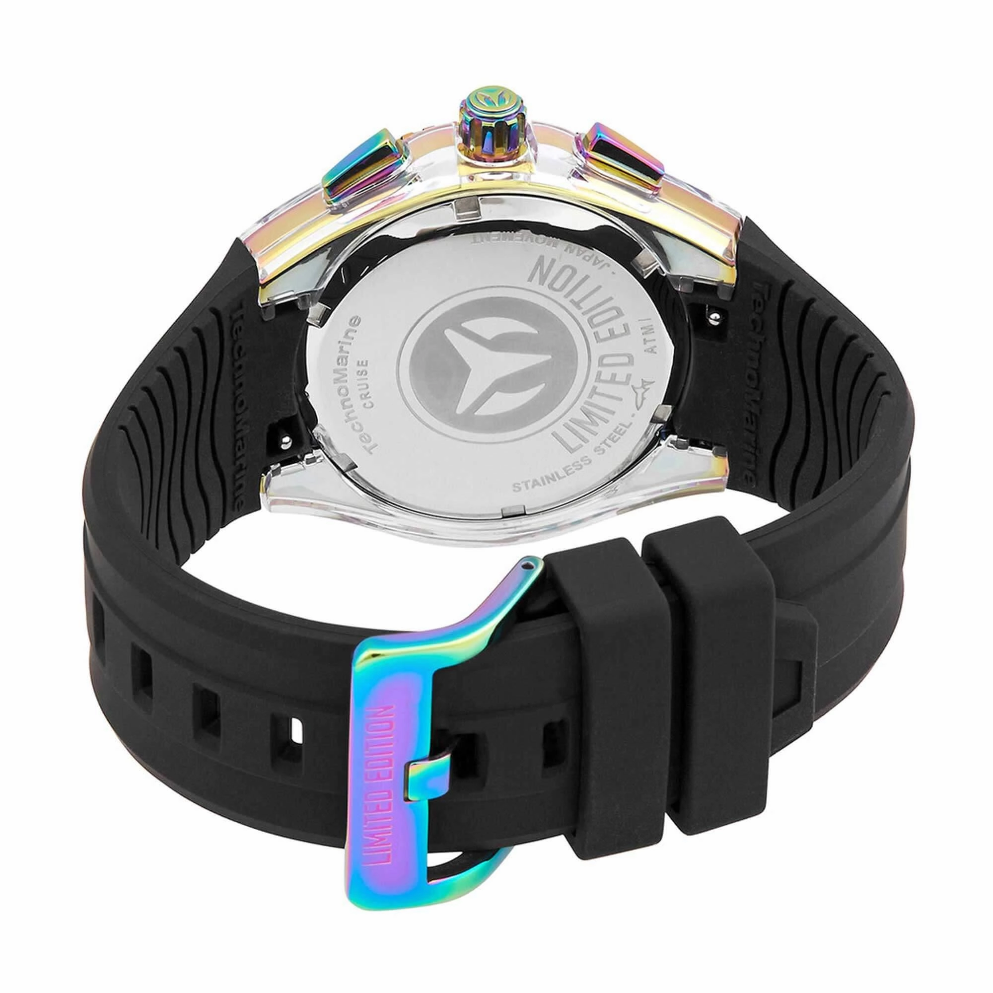 Technomarine Men's Watch - Cruise Glitz Chronograph Strap Iridescent Case | TM-121020