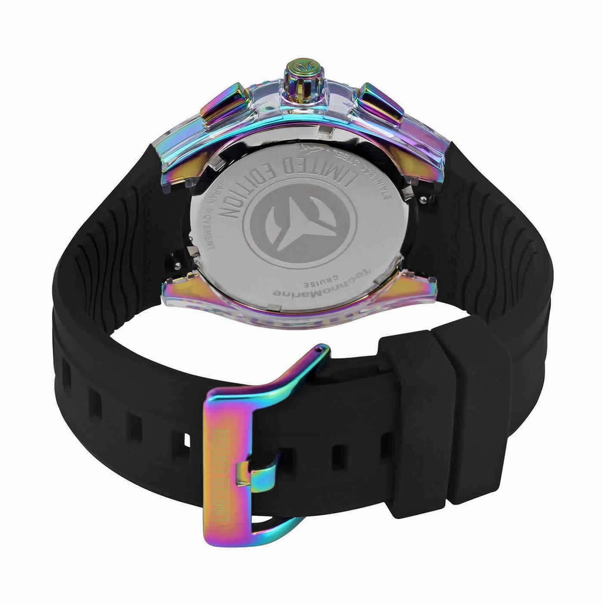 Technomarine Men's Watch - Cruise Glitz Quartz MOP Dial Silicone Strap | TM-121035