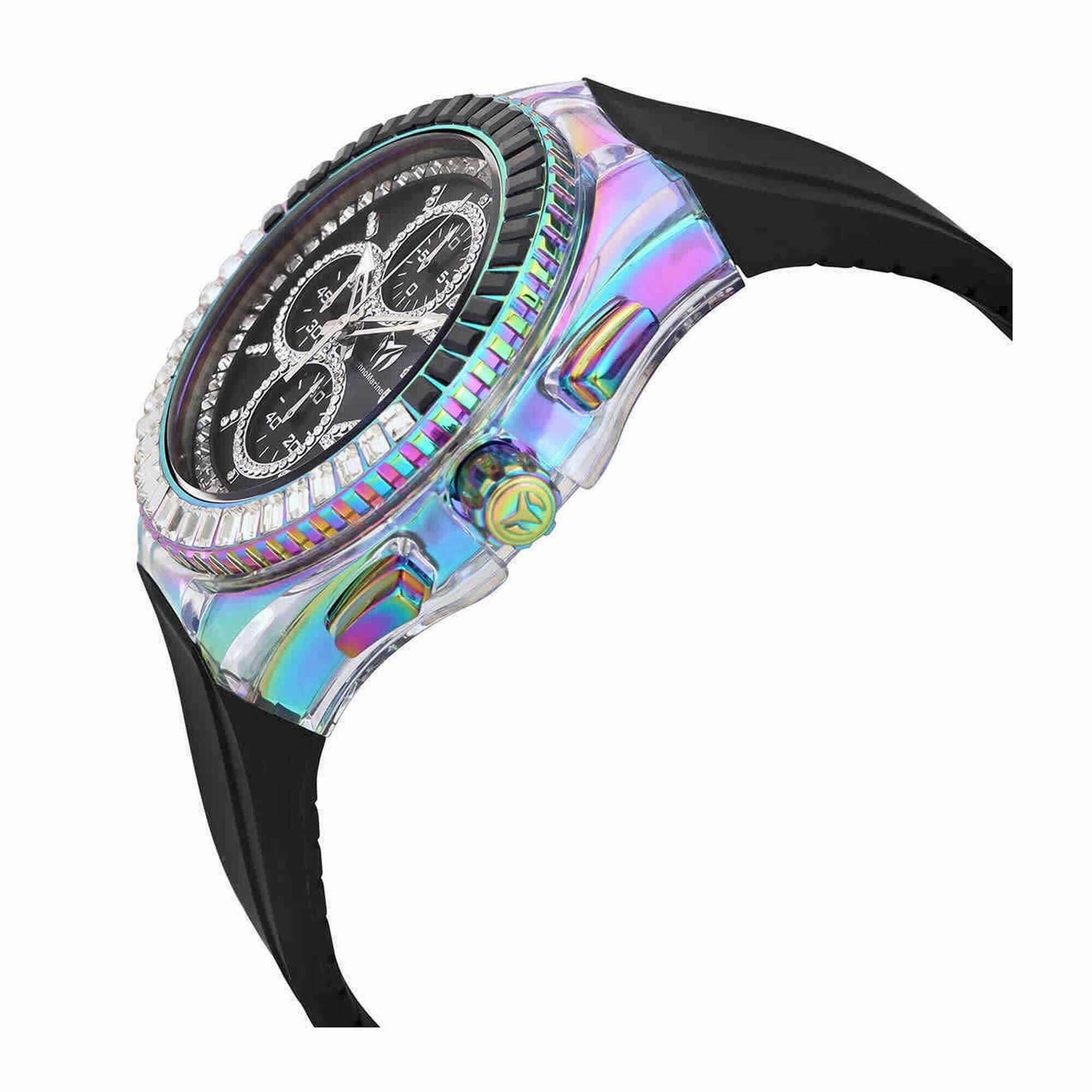 Technomarine Men's Watch - Cruise Glitz Quartz MOP Dial Silicone Strap | TM-121035