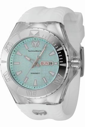 Technomarine Men's Watch - Cruise Monogram Quartz Turquoise Dial Strap | TM-122010