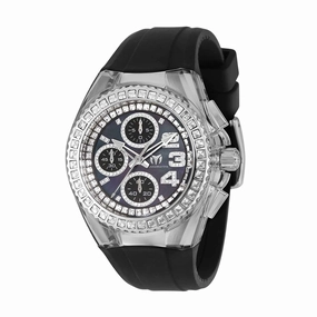 Technomarine Unisex Watch - Cruise Quartz Chronograph Black MOP Dial Strap | TM-121054