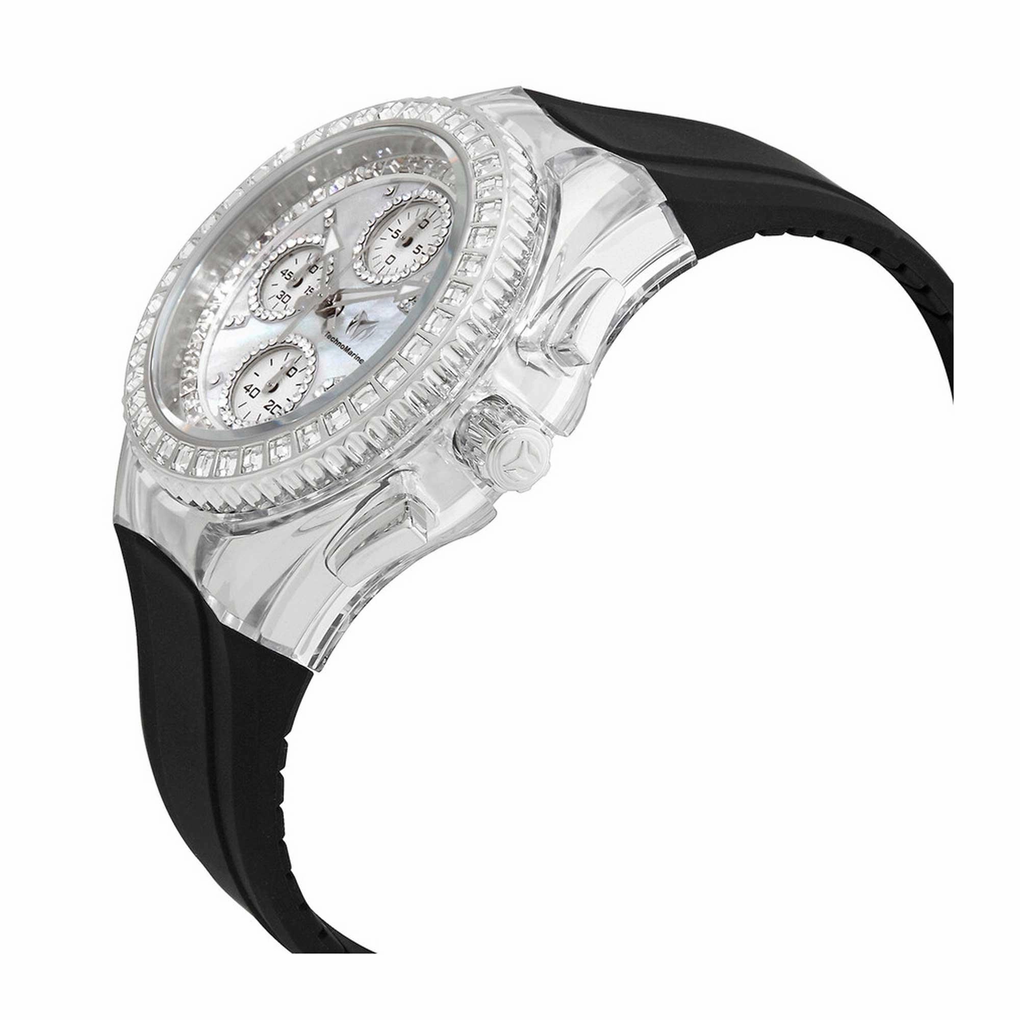Technomarine Unisex Watch - Cruise Quartz Chronograph White MOP Dial Strap | TM-121055