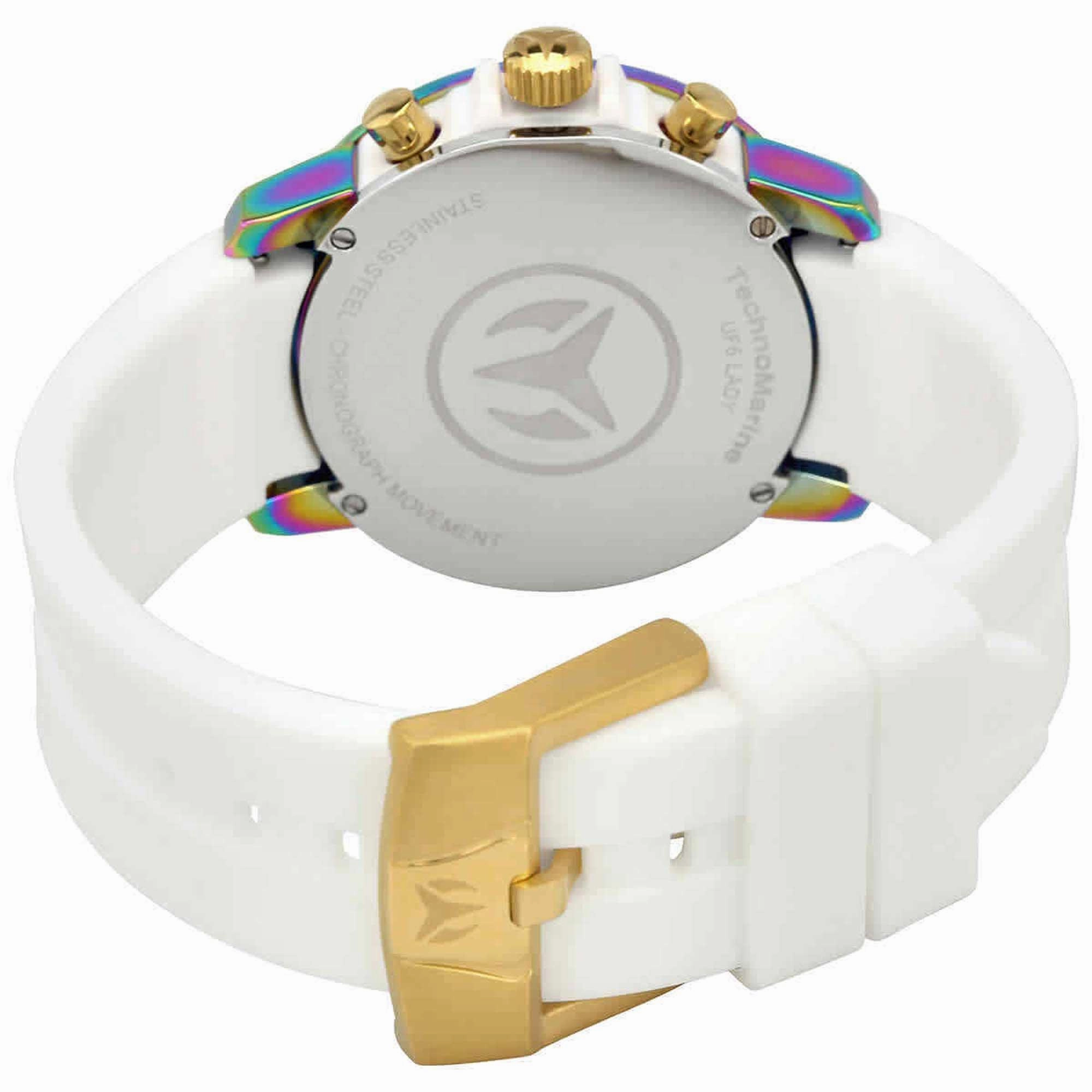 Technomarine Women's Chronograph Watch - UF6 White Mother of Pearl Dial | TM-615019