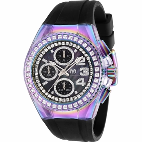 Technomarine Women's Crystal Watch - Cruise Glitz Iridescent Case Strap | TM-121065