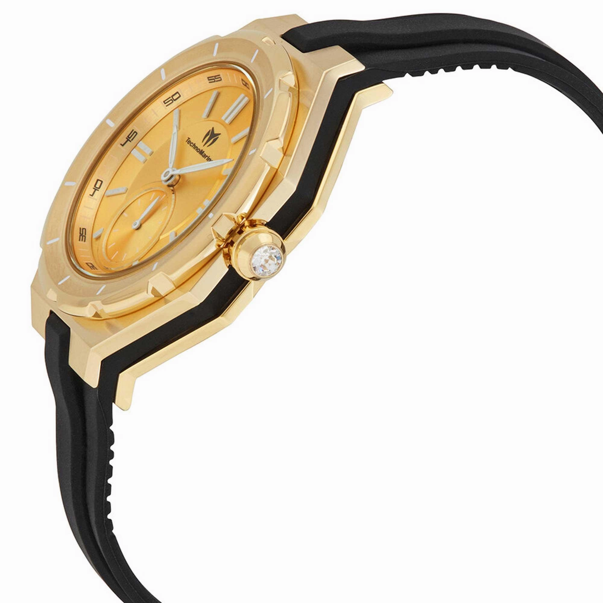 Technomarine Women's Quartz Watch - Cruise Sea Lady Gold Tone Dial Strap | TM-120038