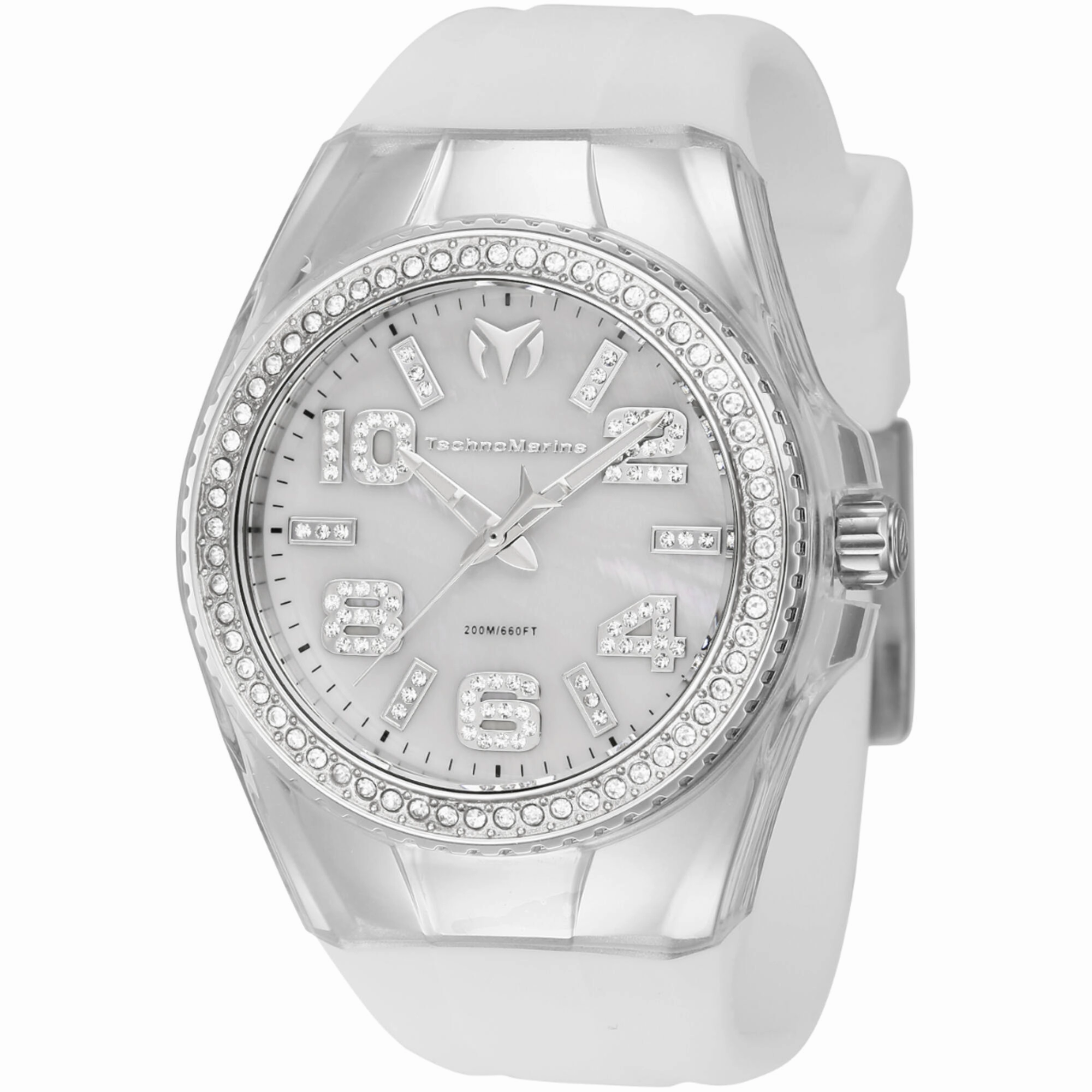 Technomarine Women's Watch - Cruise Monogram White Mother of Pearl Dial | TM-121260