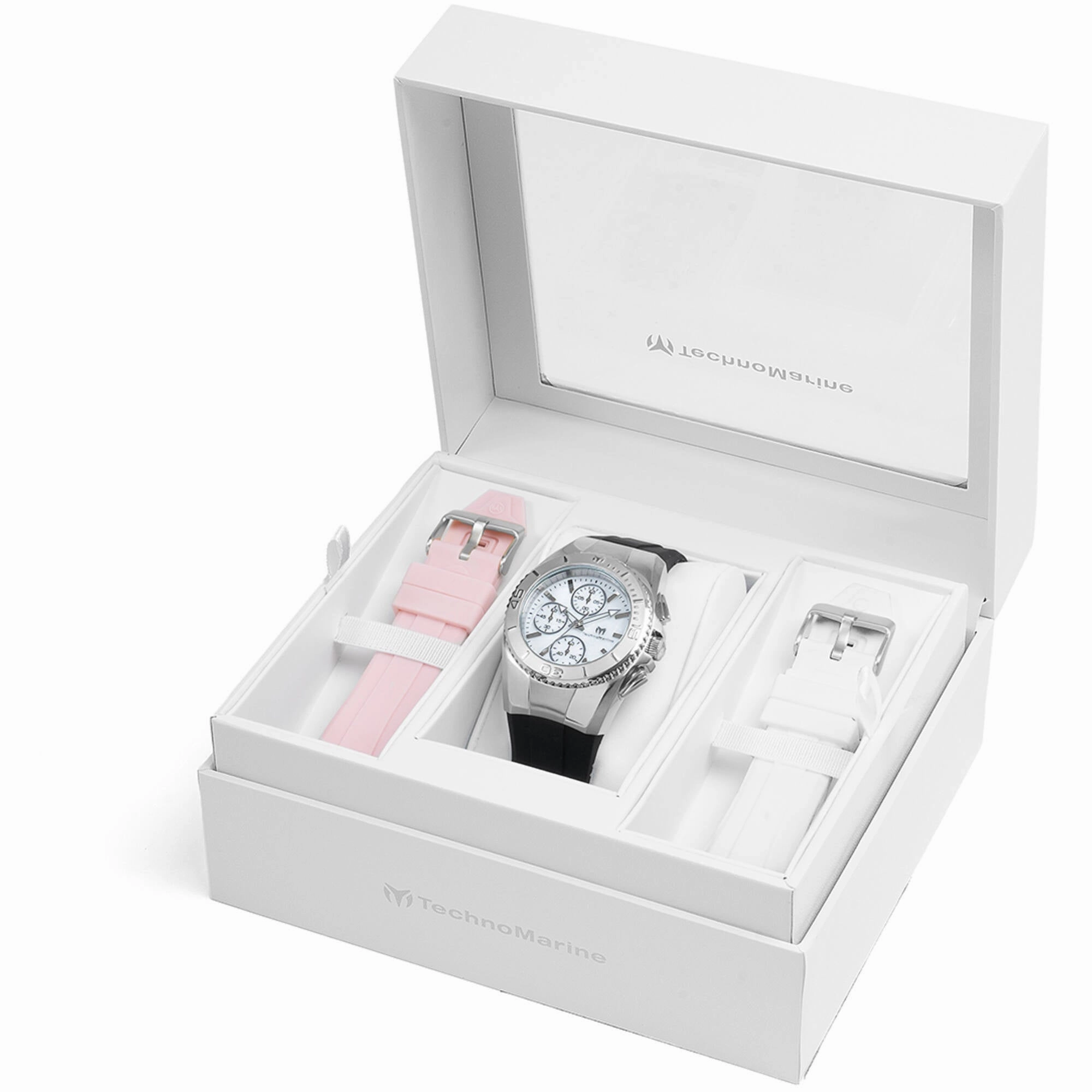 Technomarine Women's Watch - Cruise Original White Dial Silicone Strap | TM-124032