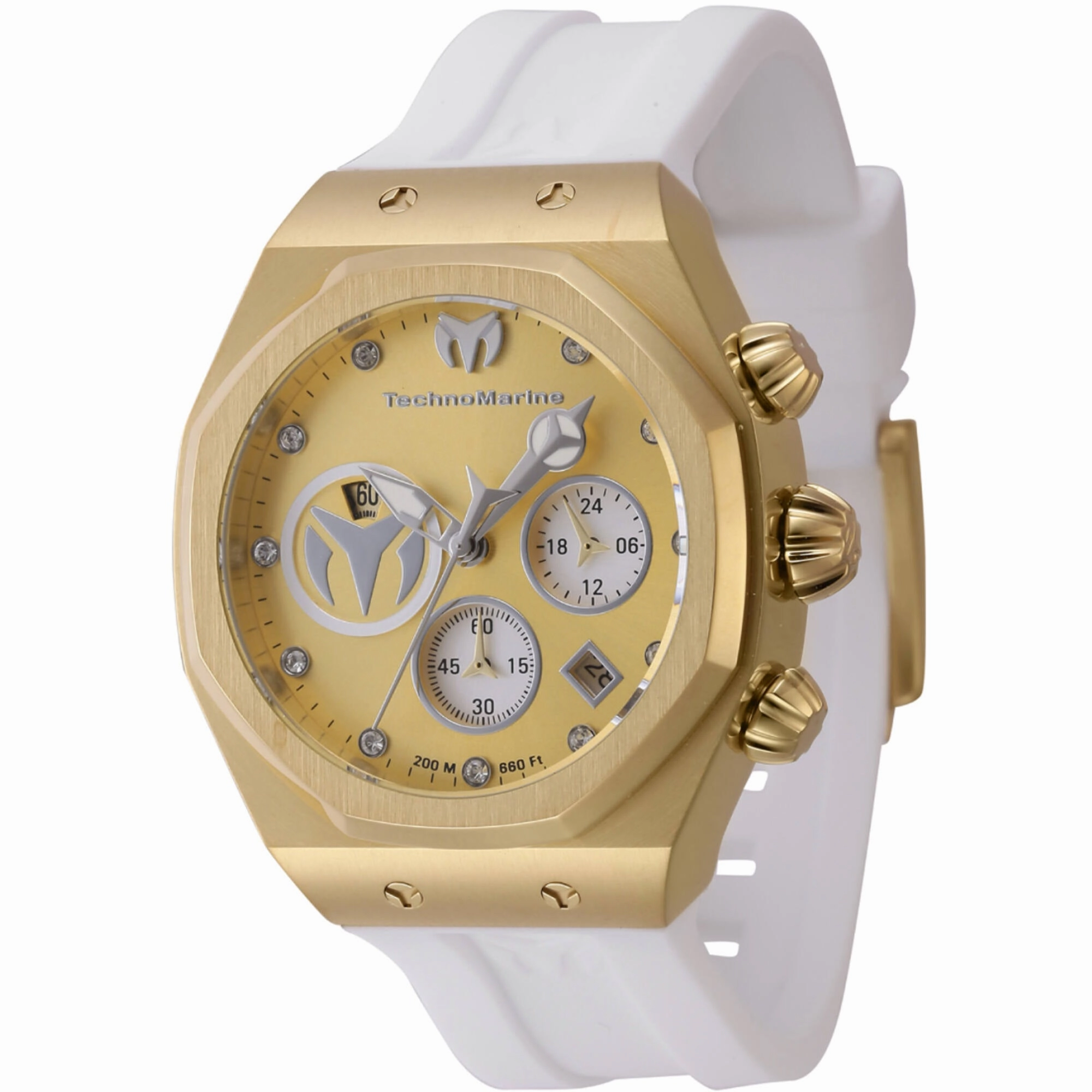 Technomarine Women's Watch - Reef Sun Chronograph Gold and Silver Dial | TM-523008