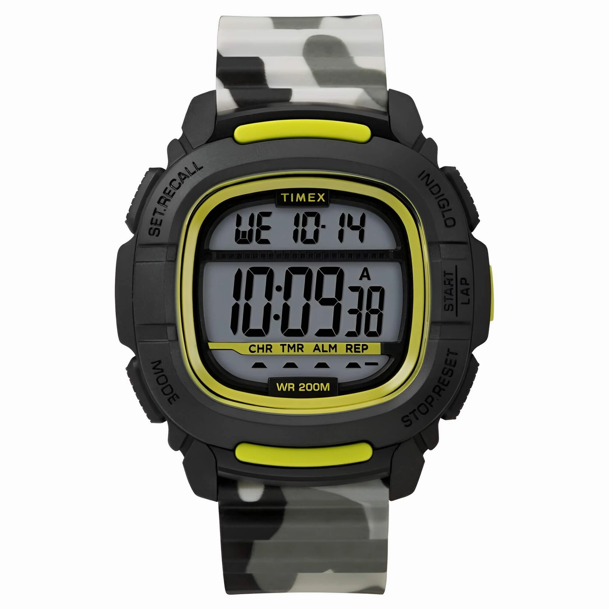 Timex Men's Watch - Boost Shock Black Case Digital Dial Camouflage Strap | TW5M26600JV