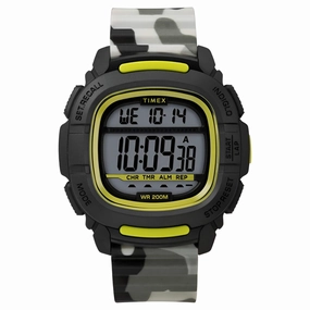 Timex Men's Watch - Boost Shock Black Case Digital Dial Camouflage Strap | TW5M26600JV