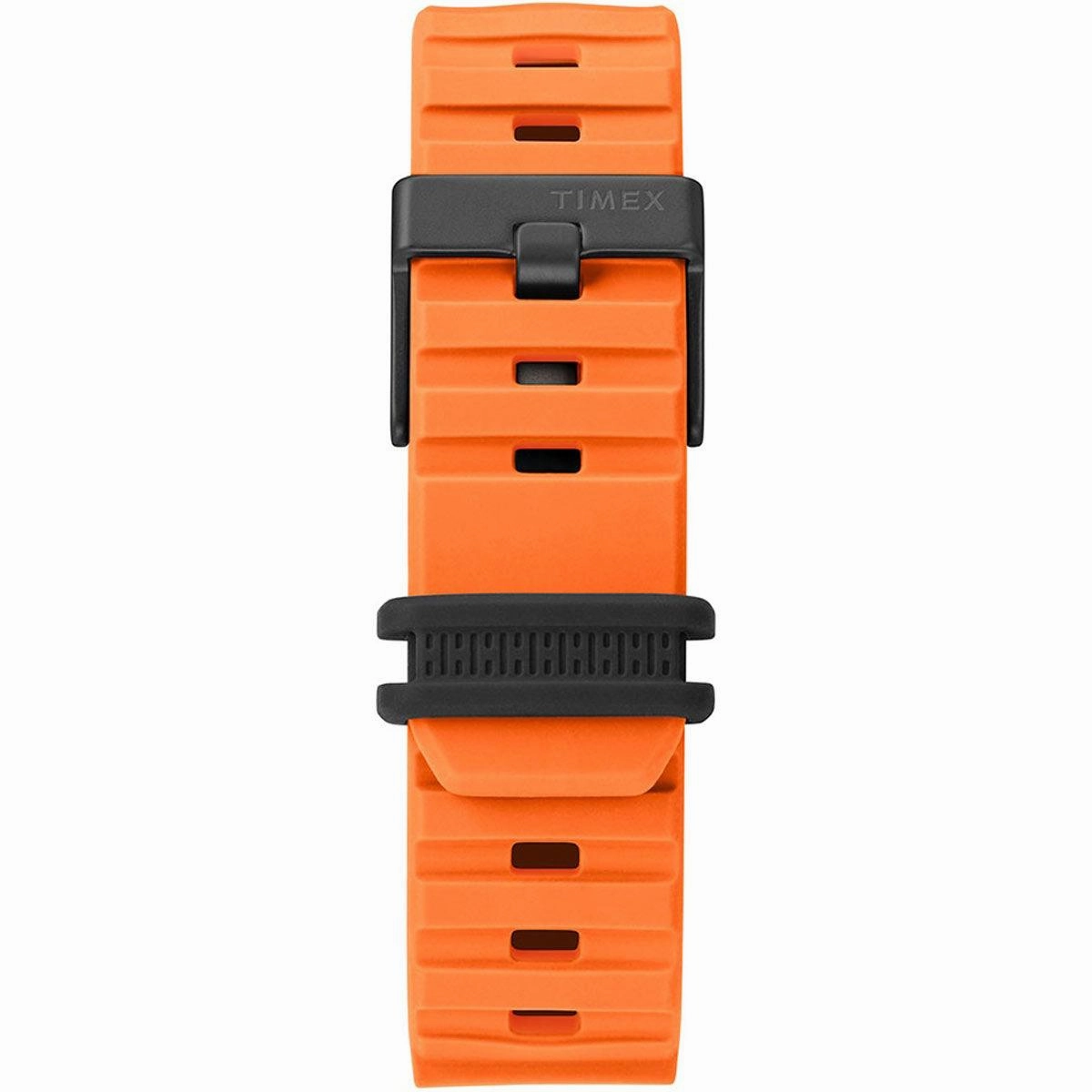 Timex Men's Watch - Command Digital Black Dial Orange Rubber Strap | TW5M26500