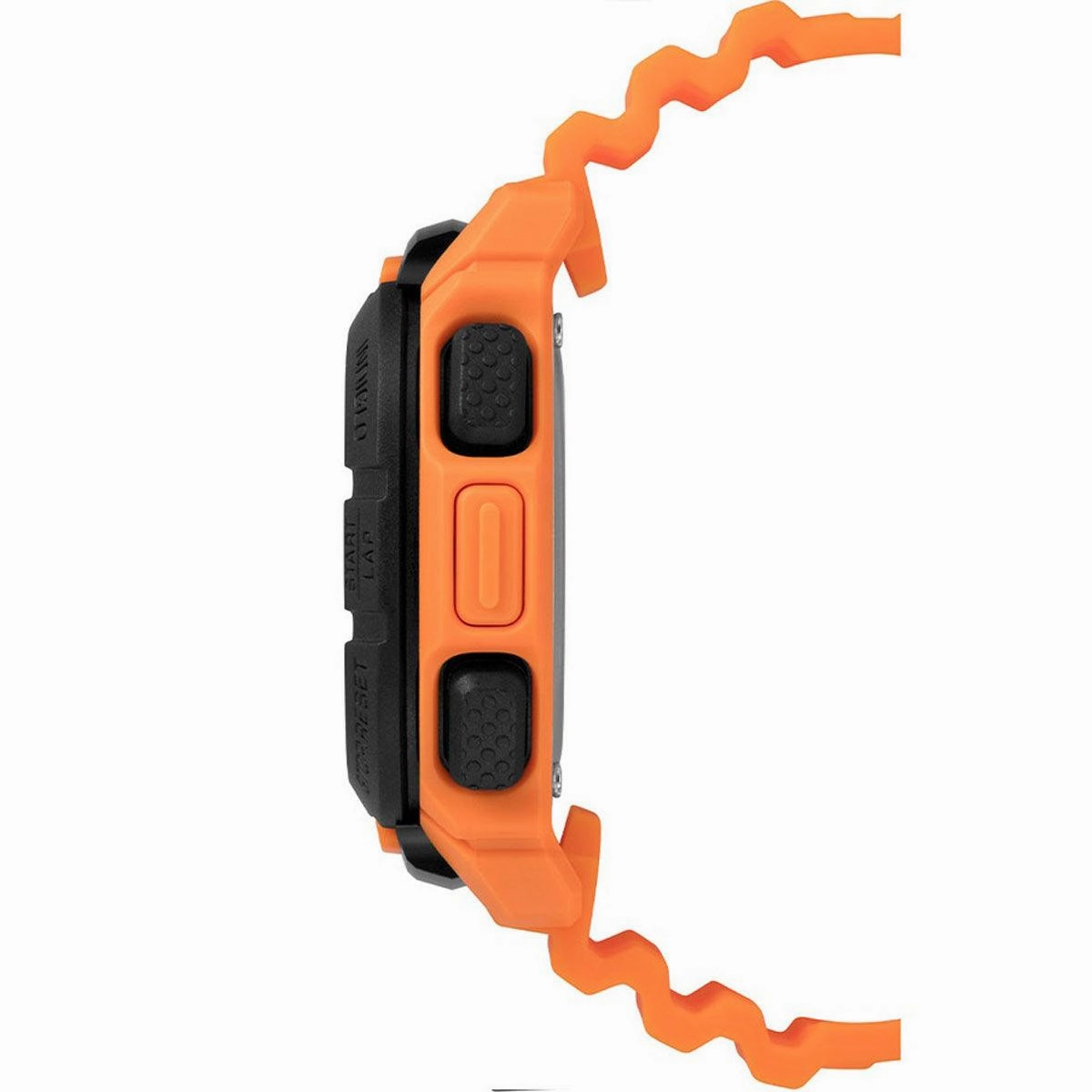 Timex Men's Watch - Command Digital Black Dial Orange Rubber Strap | TW5M26500