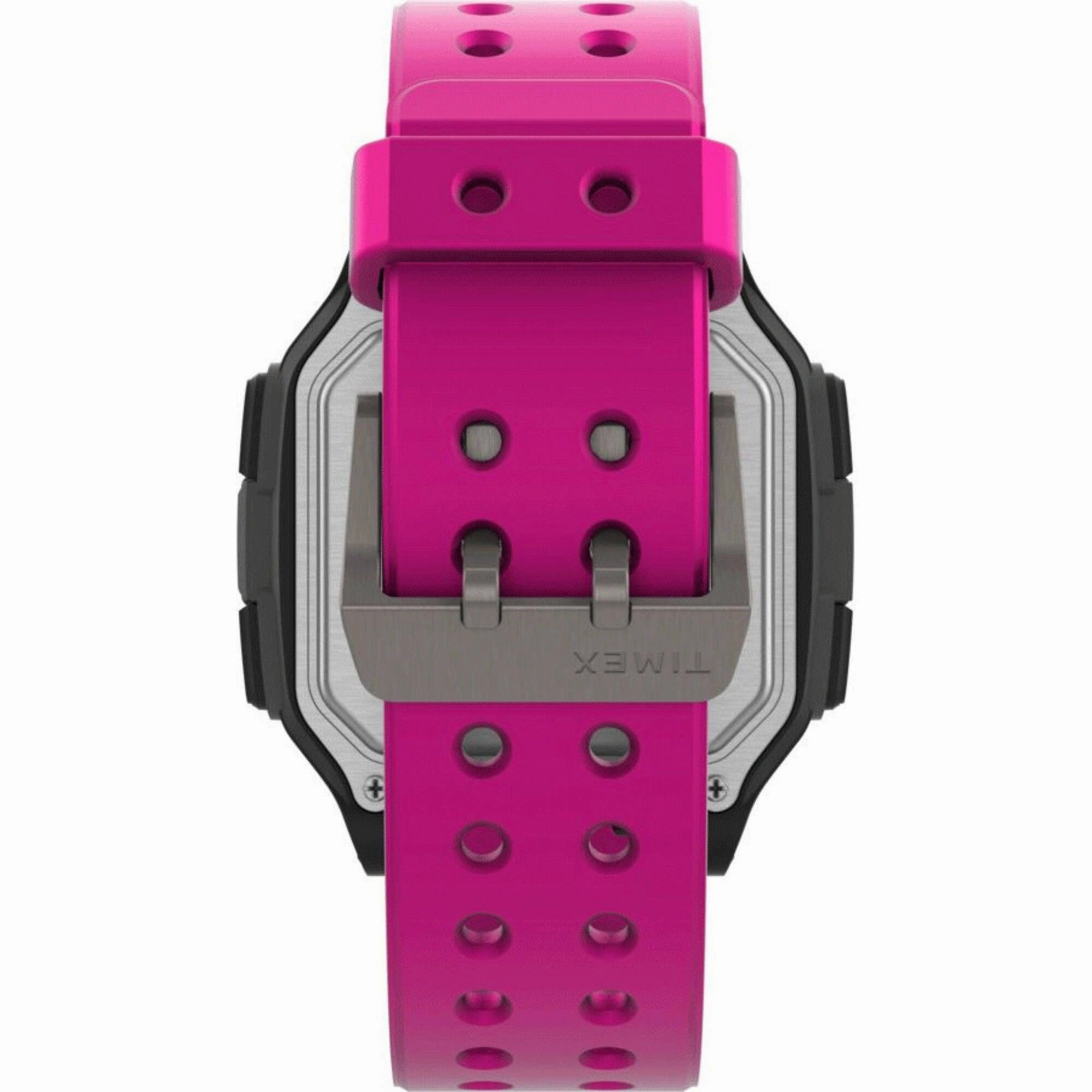 Timex Men's Watch - Command Urban Digital Dial Pink Resin Strap | TW5M29200VQ