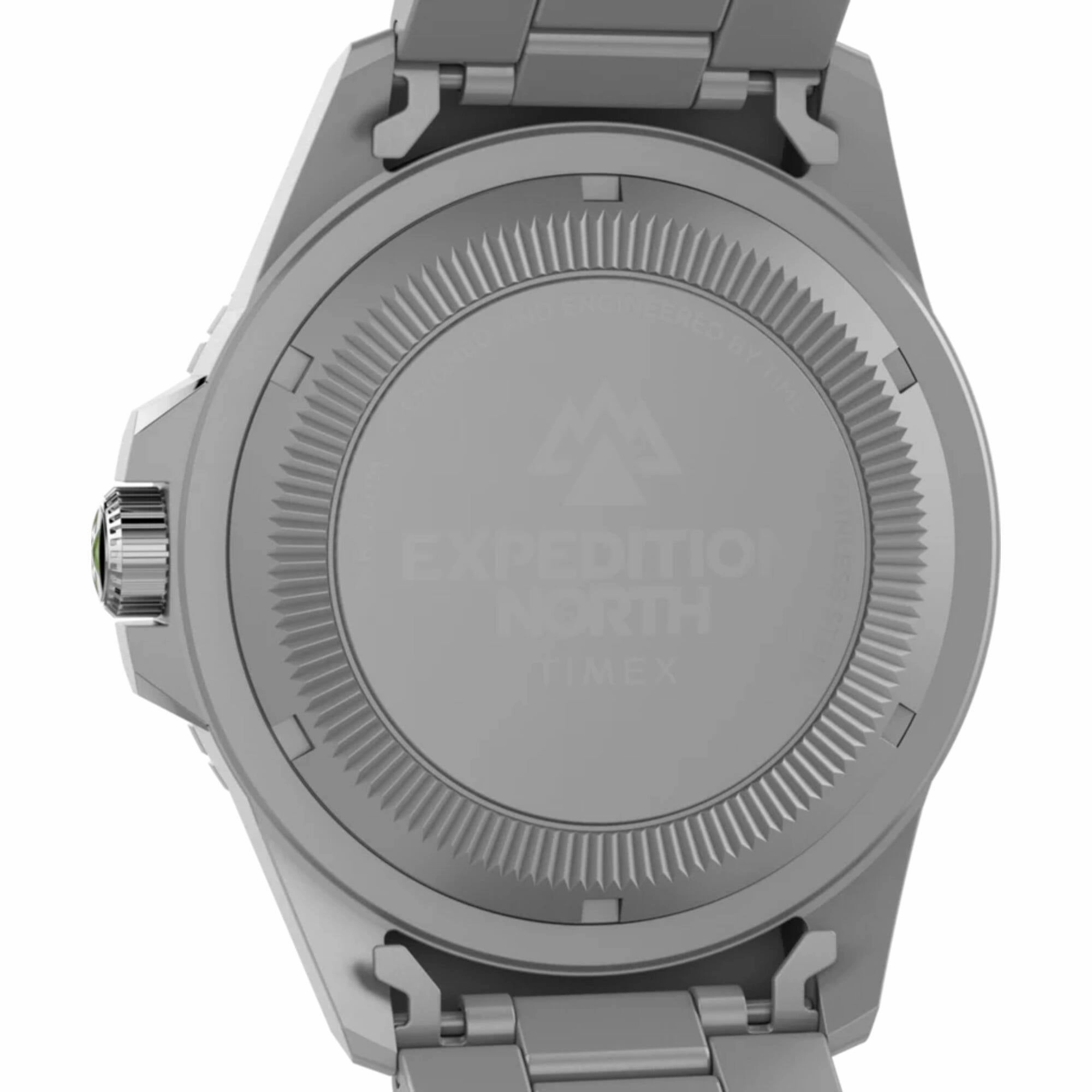 Timex Men's Watch - Expedition North Anchorage Silver Steel Bracelet Dive | TW2W41900