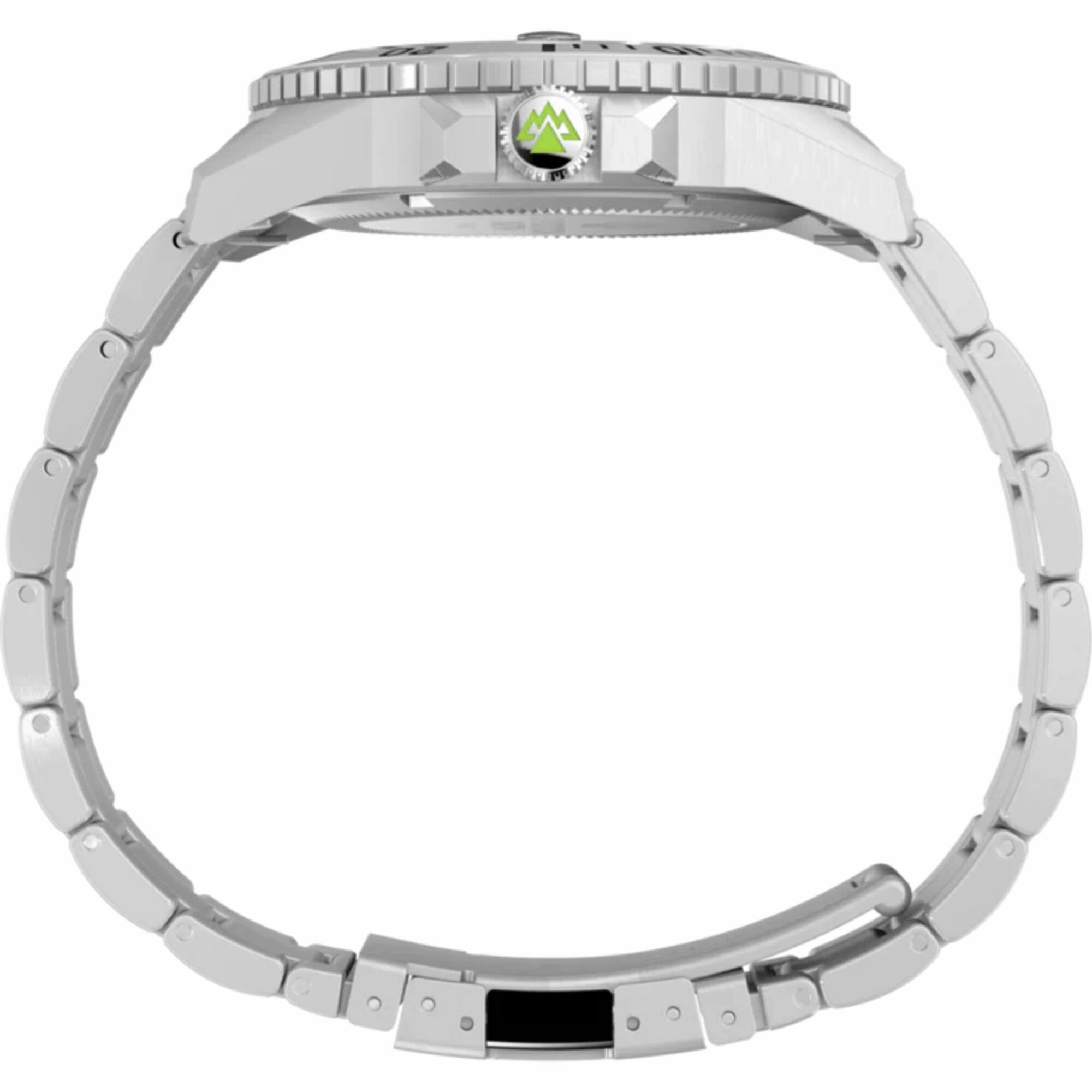 Timex Men's Watch - Expedition North Anchorage Silver Steel Bracelet Dive | TW2W41900