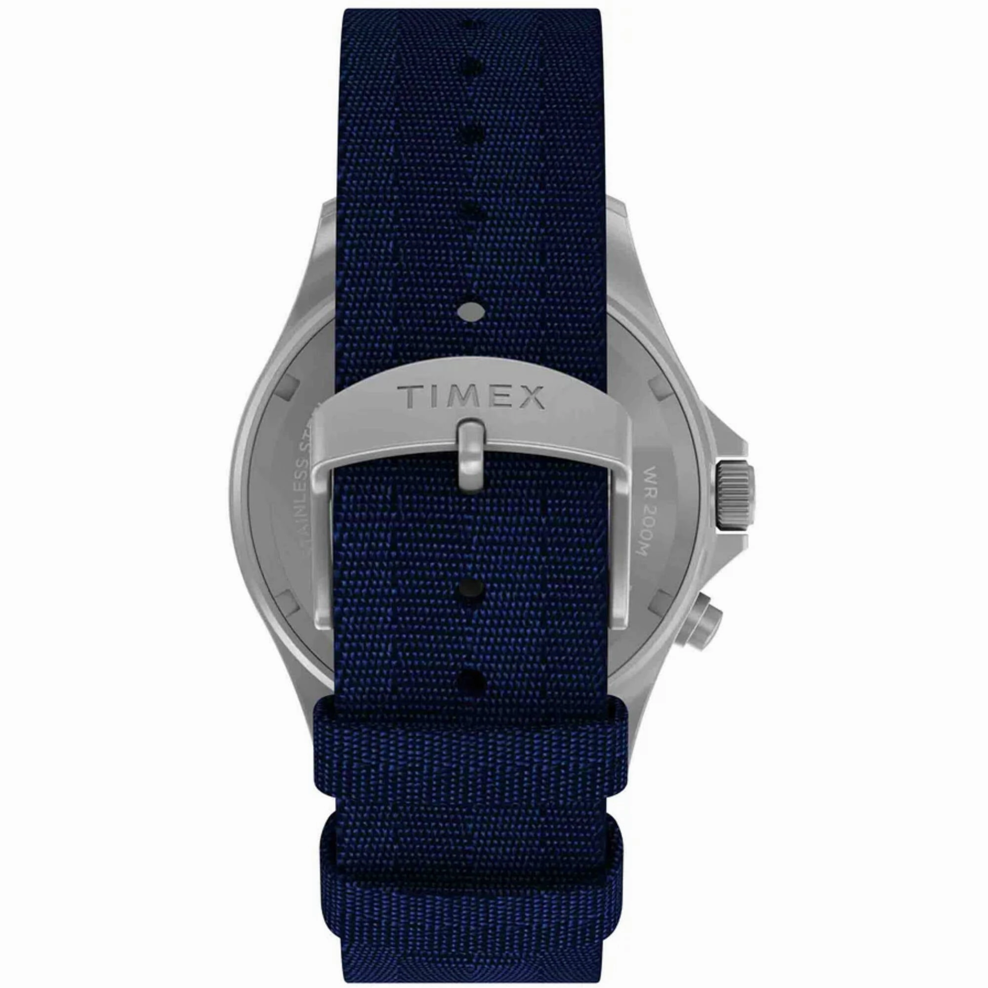 Timex Men's Watch - Expedition North Silver Case Blue Dial Fabric Strap | TW2W22000JR