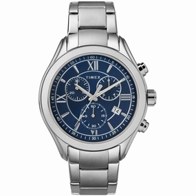 Timex Men's Watch - Intelligent Blue Dial Stainless Steel Bracelet | TW2R66200
